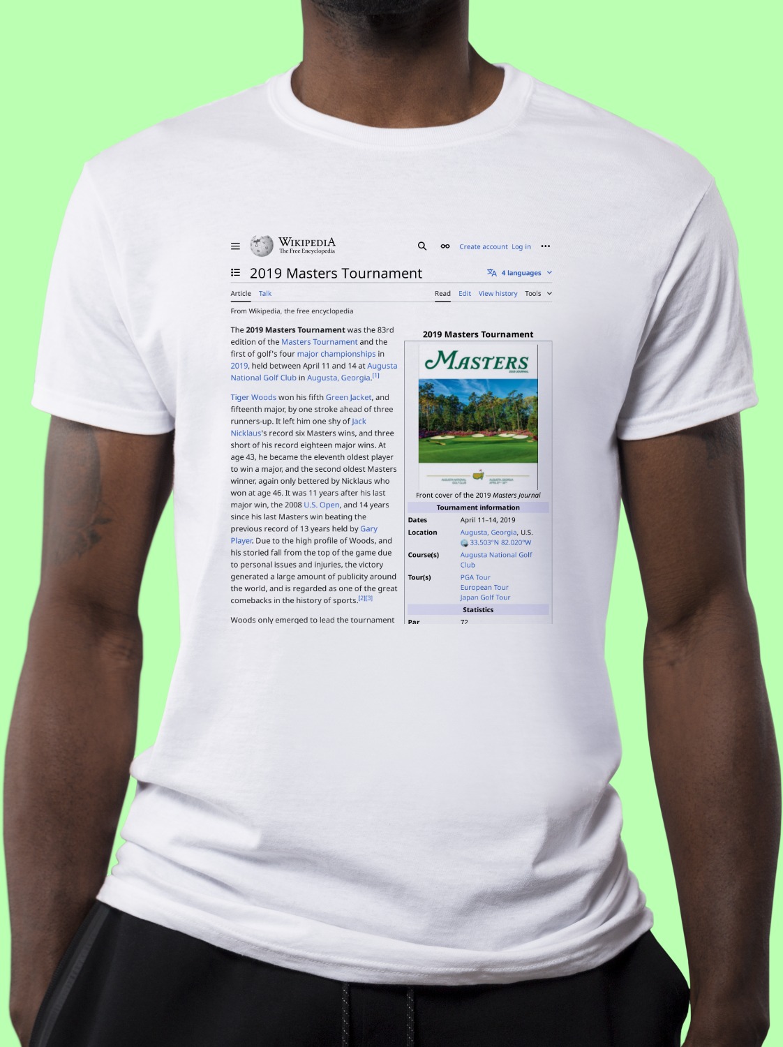 2019_Masters_Tournament Wikipedia Shirt