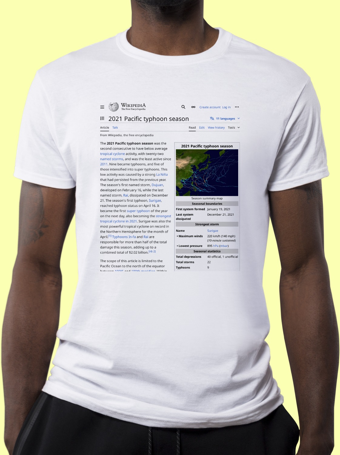 2021_Pacific_typhoon_season Wikipedia Shirt