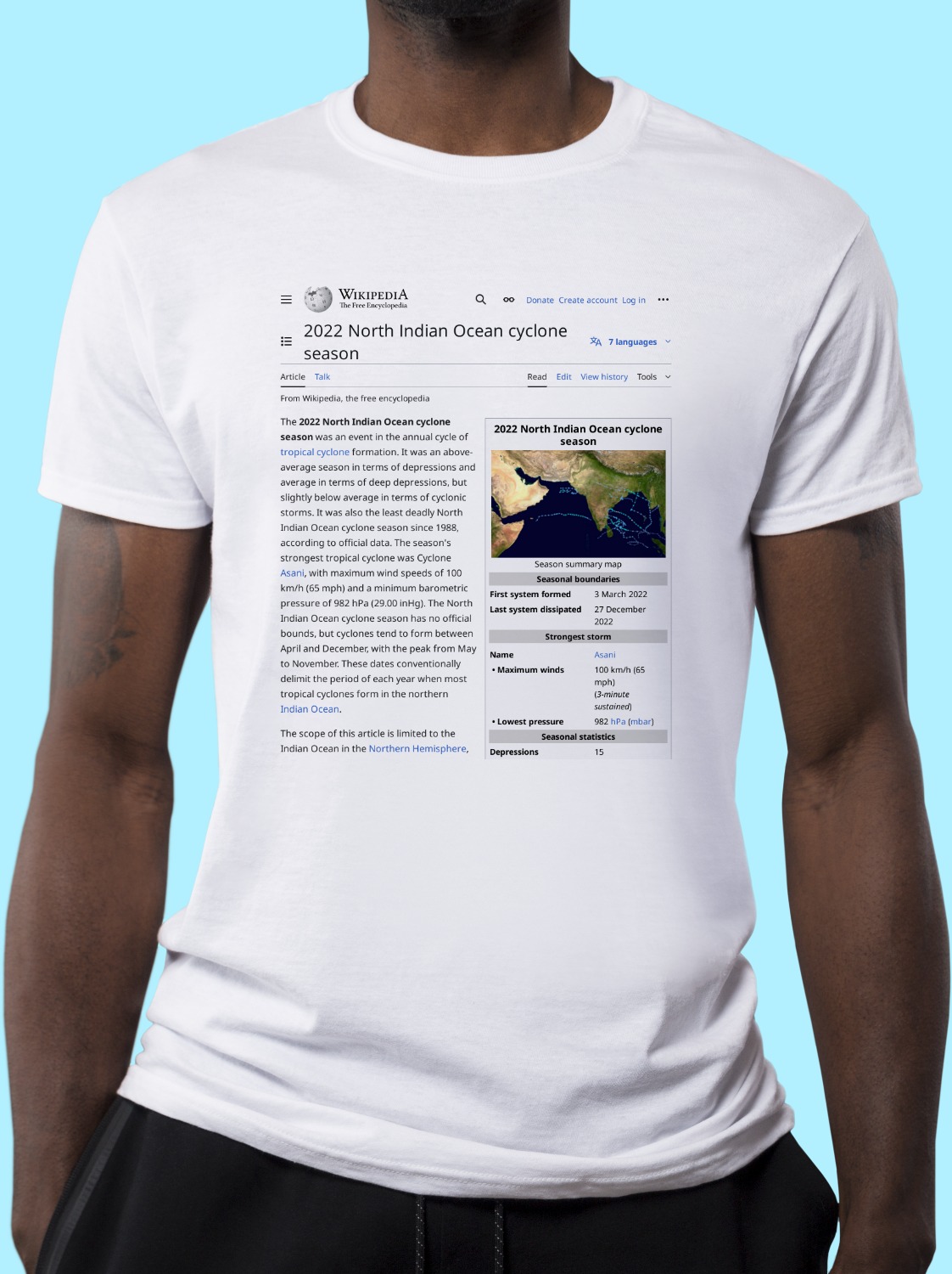2022_North_Indian_Ocean_cyclone_season Wikipedia Shirt