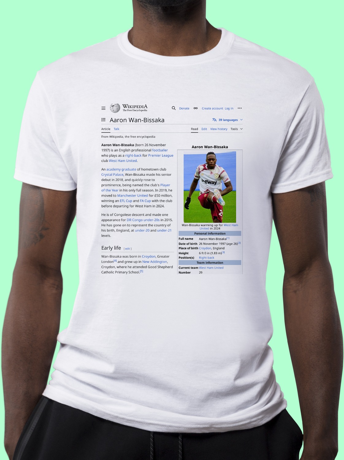 Aaron_Wan-Bissaka Wikipedia Shirt