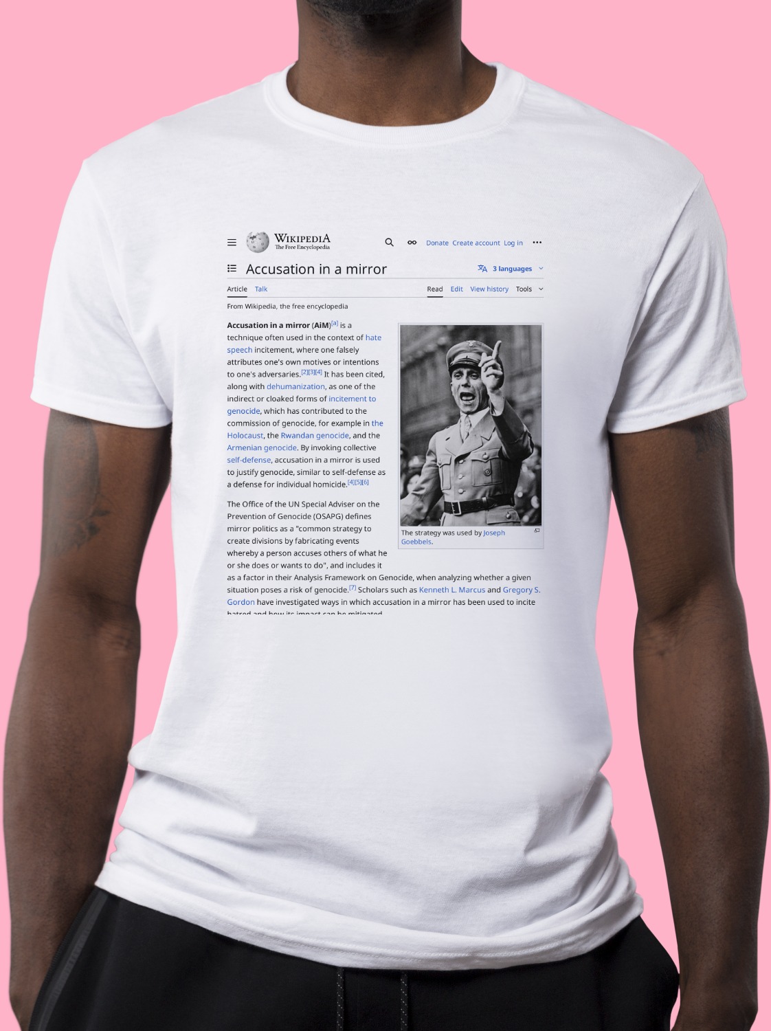 Accusation_in_a_mirror Wikipedia Shirt