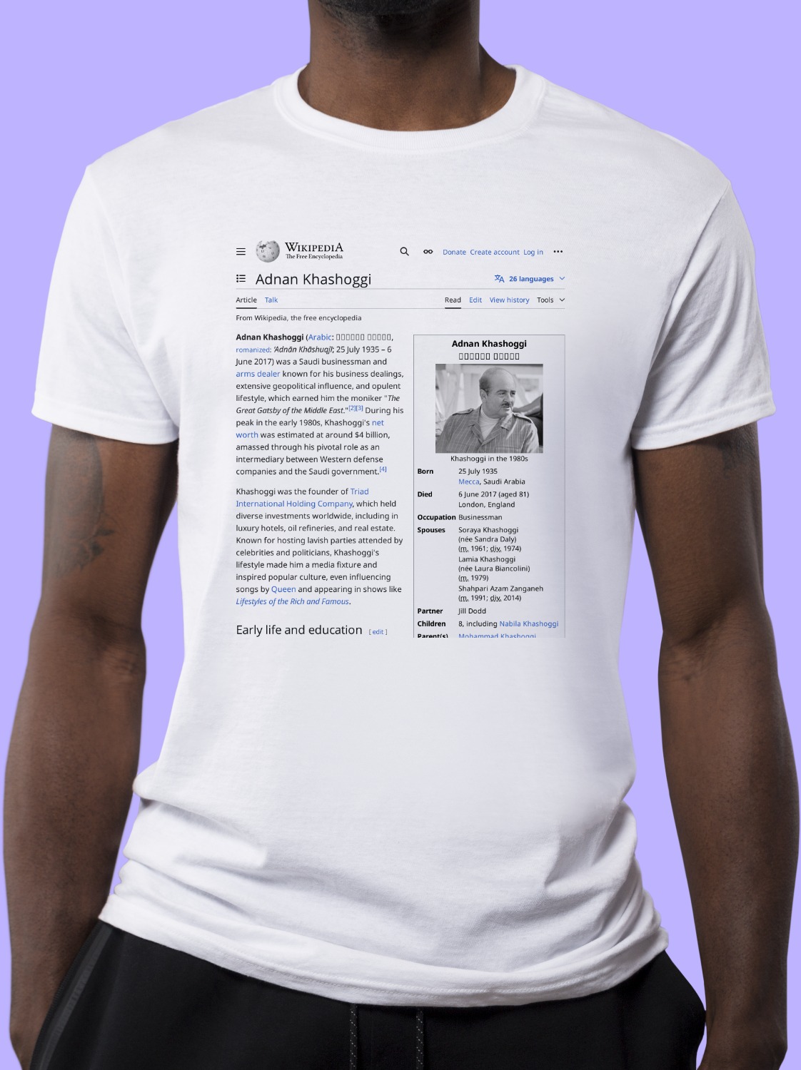 Adnan_Khashoggi Wikipedia Shirt
