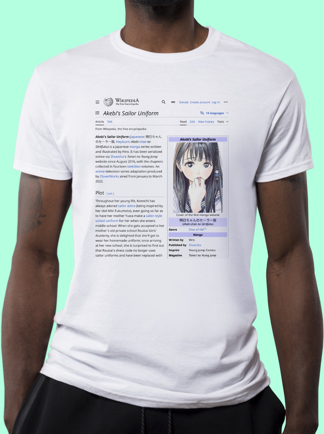 Akebi's_Sailor_Uniform Wikipedia Shirt