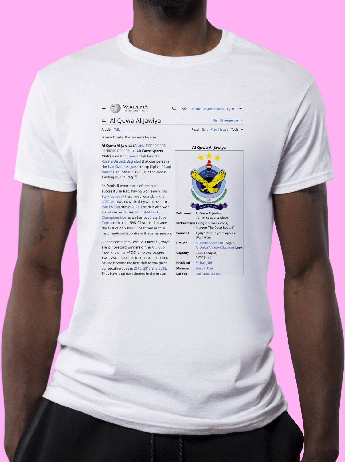 Al-Quwa_Al-Jawiya Wikipedia Shirt