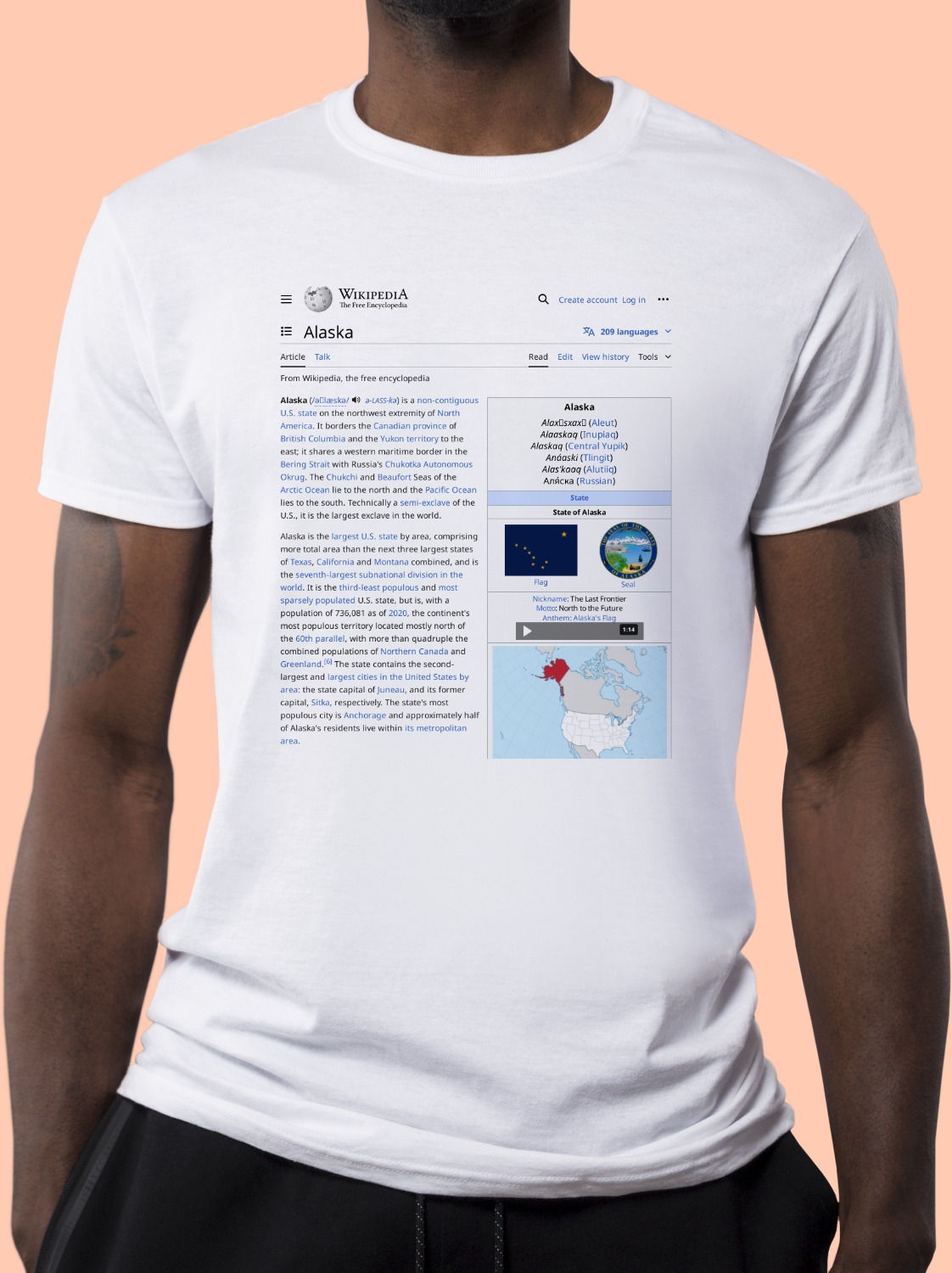 Alaska Wikipedia Shirt