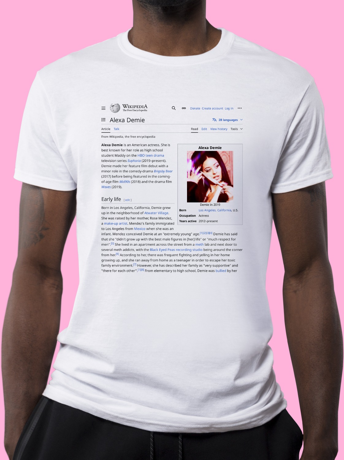 Alexa_Demie Wikipedia Shirt