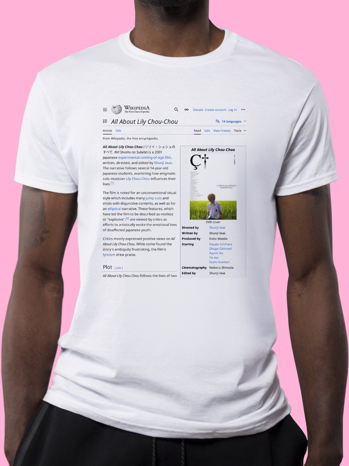 All_About_Lily_Chou-Chou Wikipedia Shirt