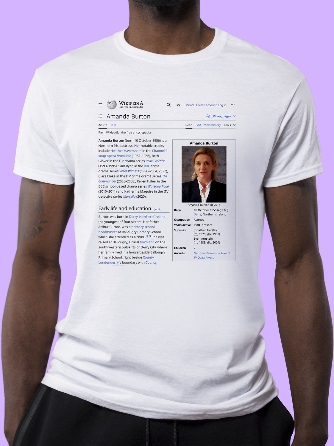 Amanda_Burton Wikipedia Shirt