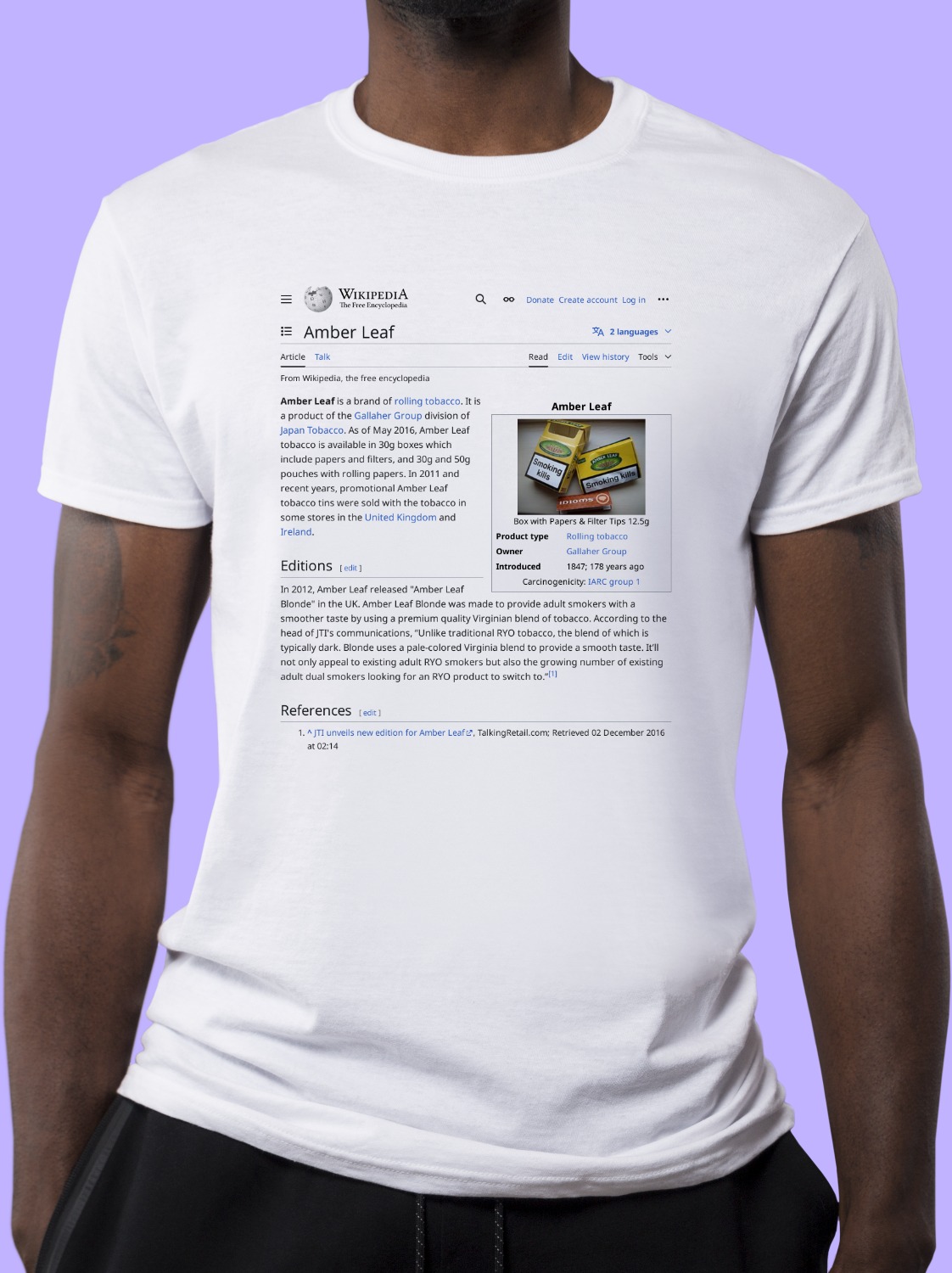 Amber_Leaf Wikipedia Shirt