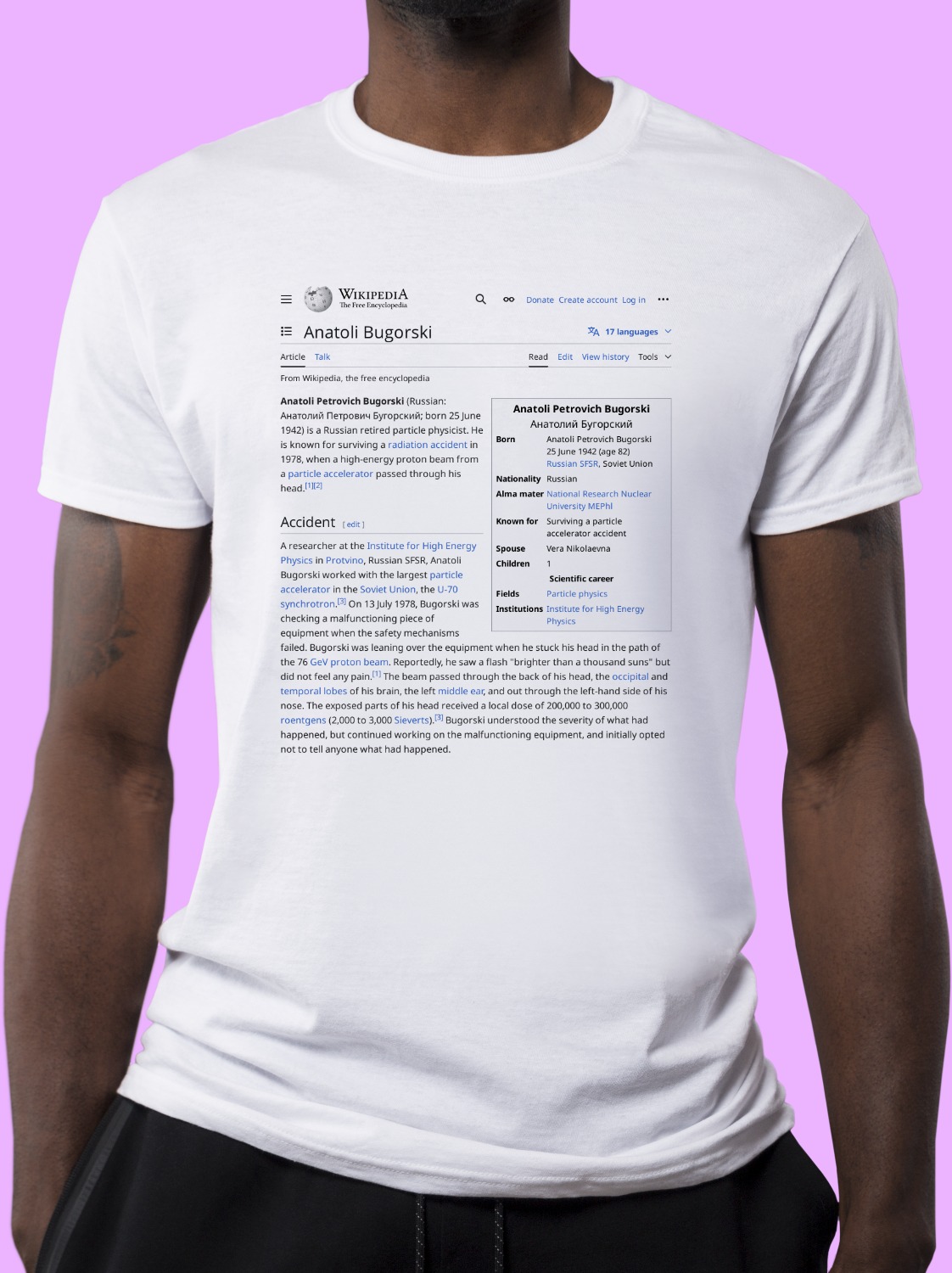 Anatoli_Bugorski Wikipedia Shirt