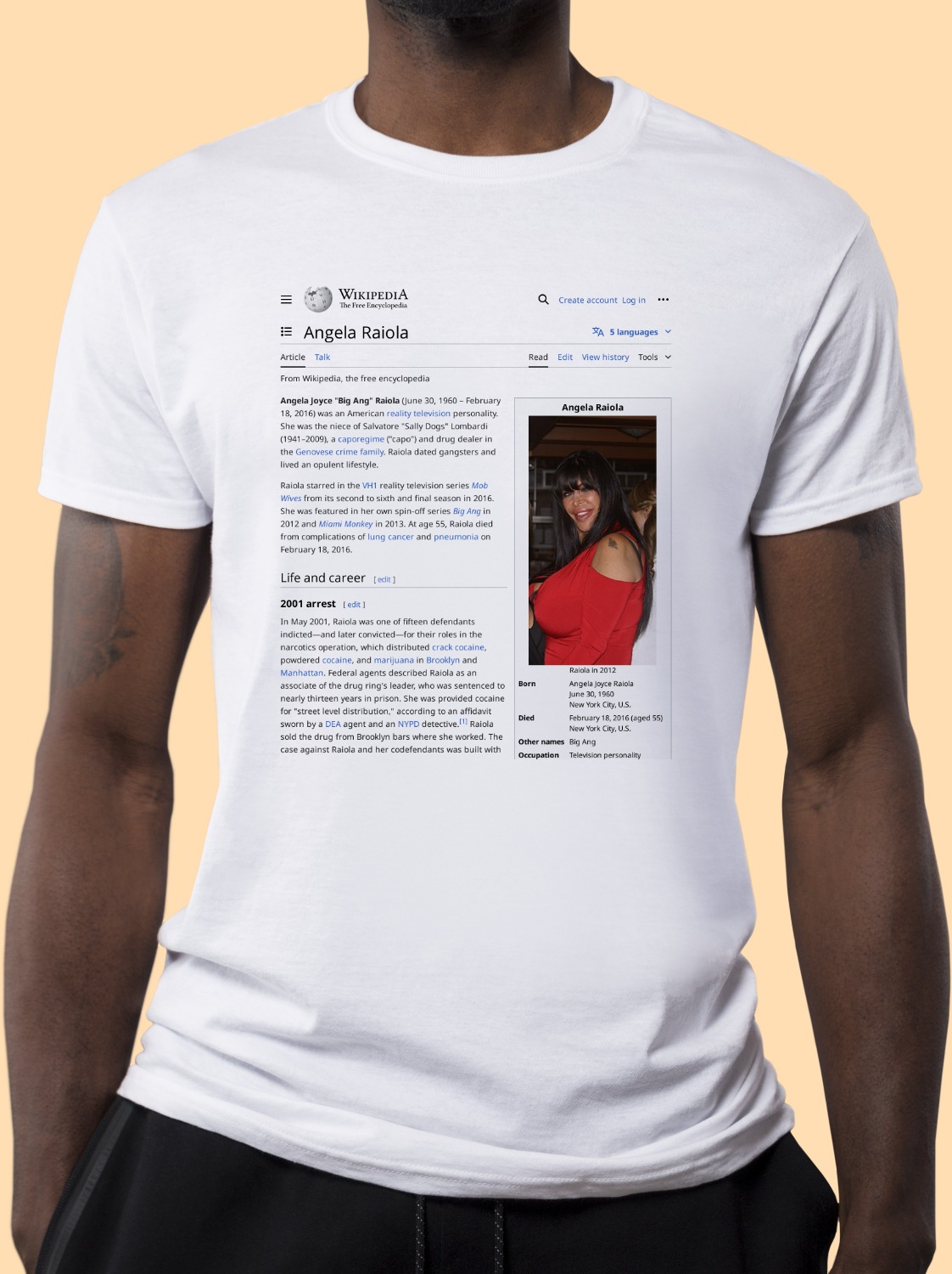 Angela_Raiola Wikipedia Shirt
