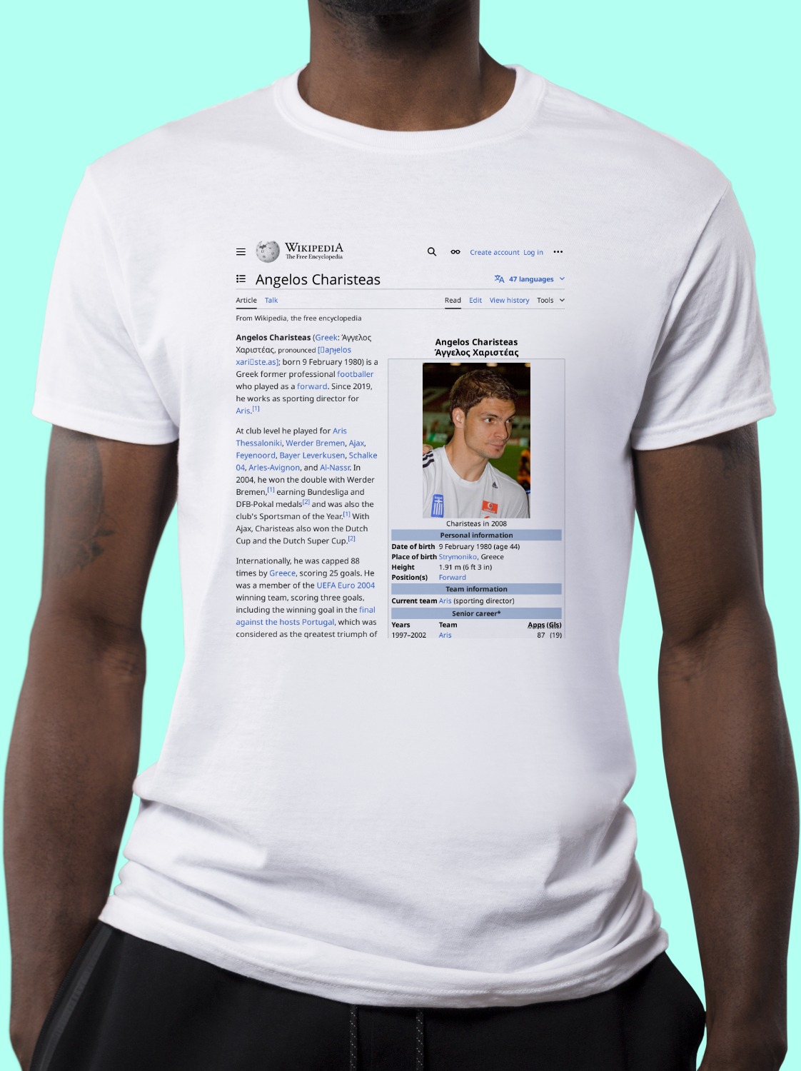 Angelos_Charisteas Wikipedia Shirt