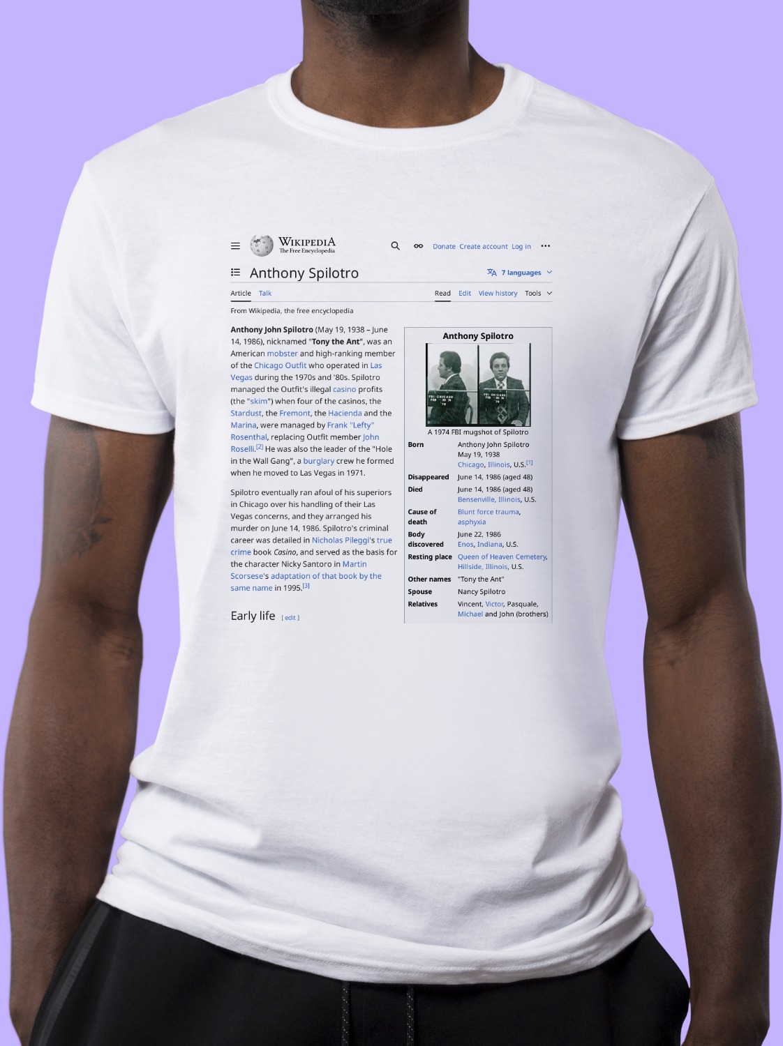 Anthony_Spilotro Wikipedia Shirt