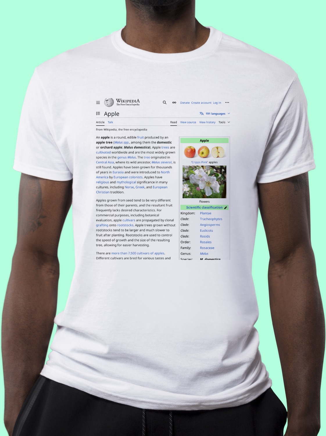 Apple Wikipedia Shirt