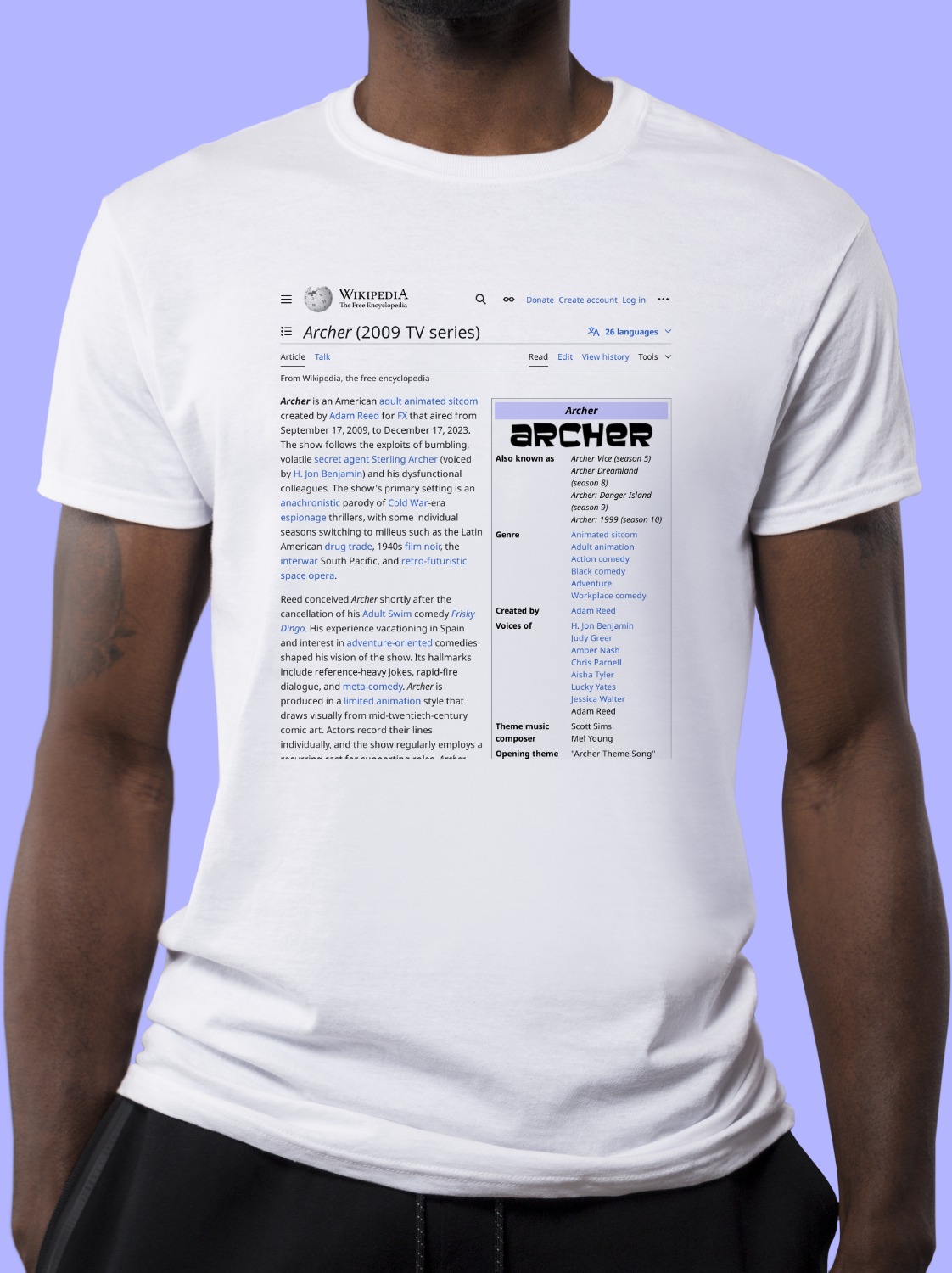 Archer_(2009_TV_series) Wikipedia Shirt