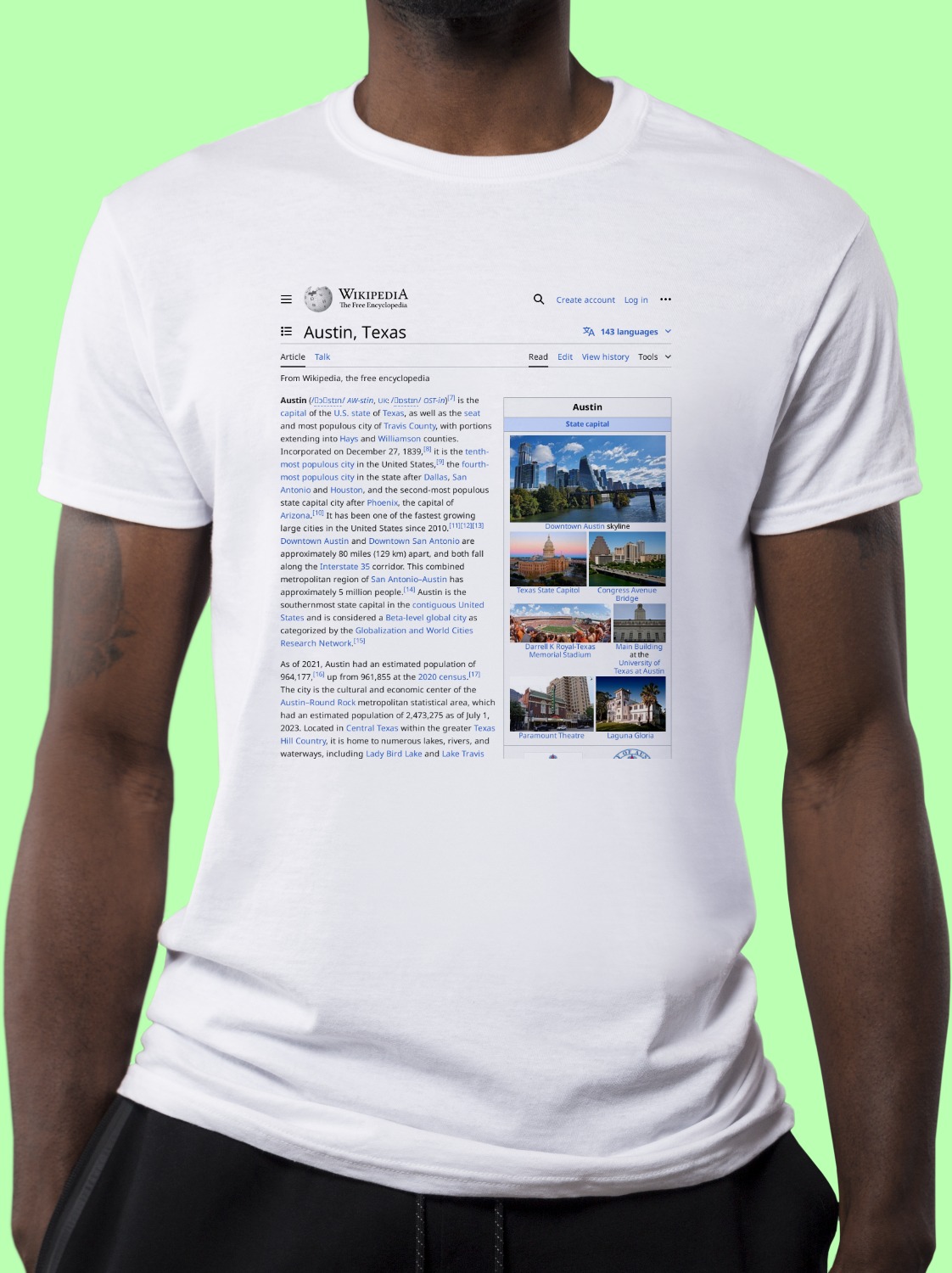 Austin,_Texas Wikipedia Shirt
