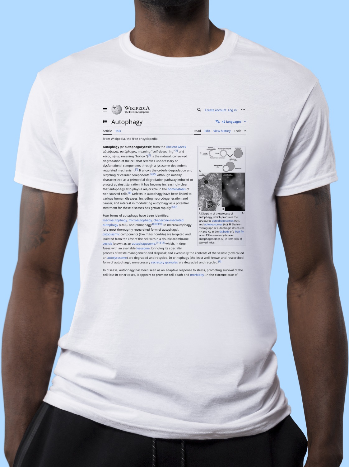Autophagy Wikipedia Shirt