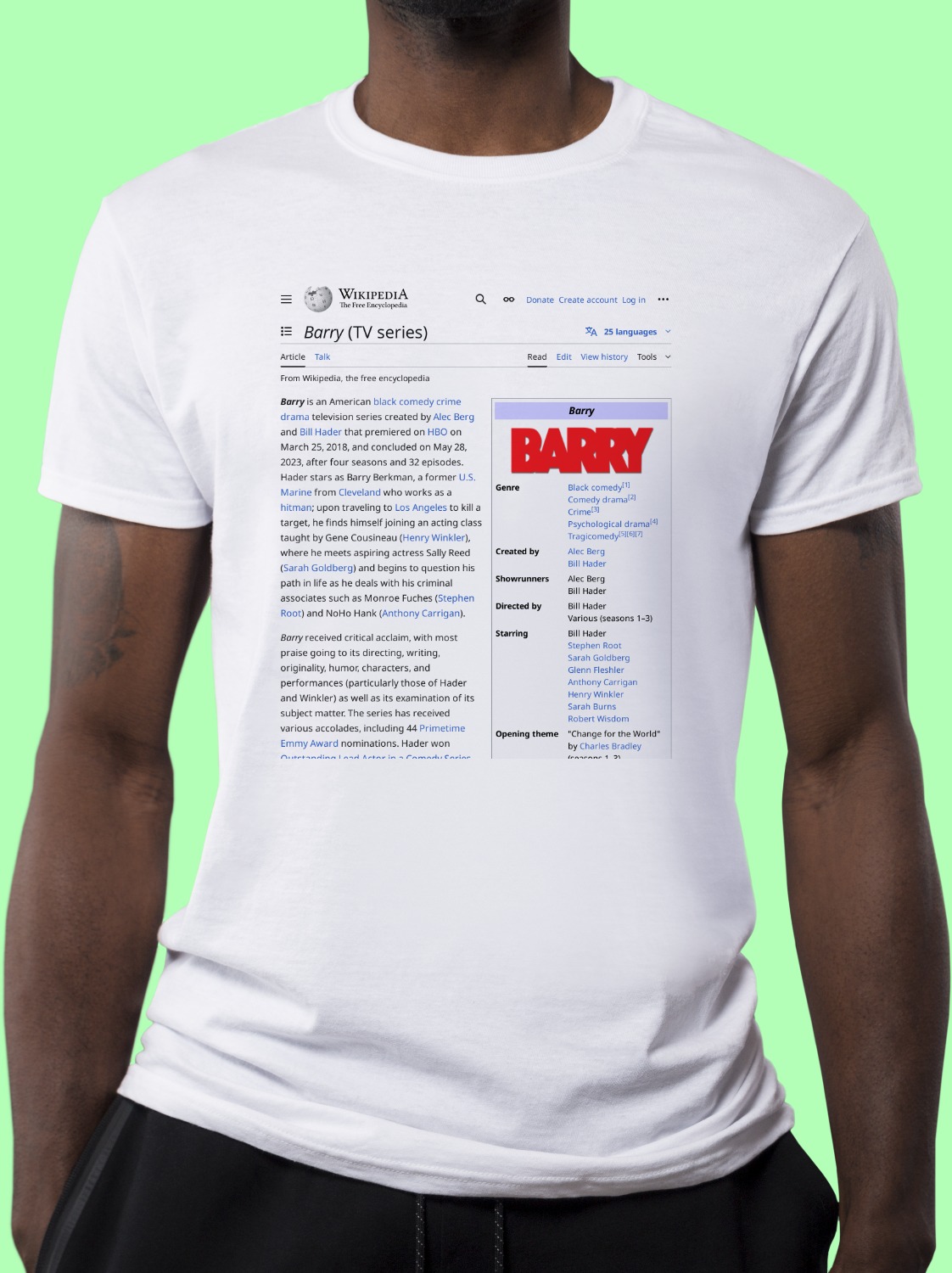 Barry_(TV_series) Wikipedia Shirt