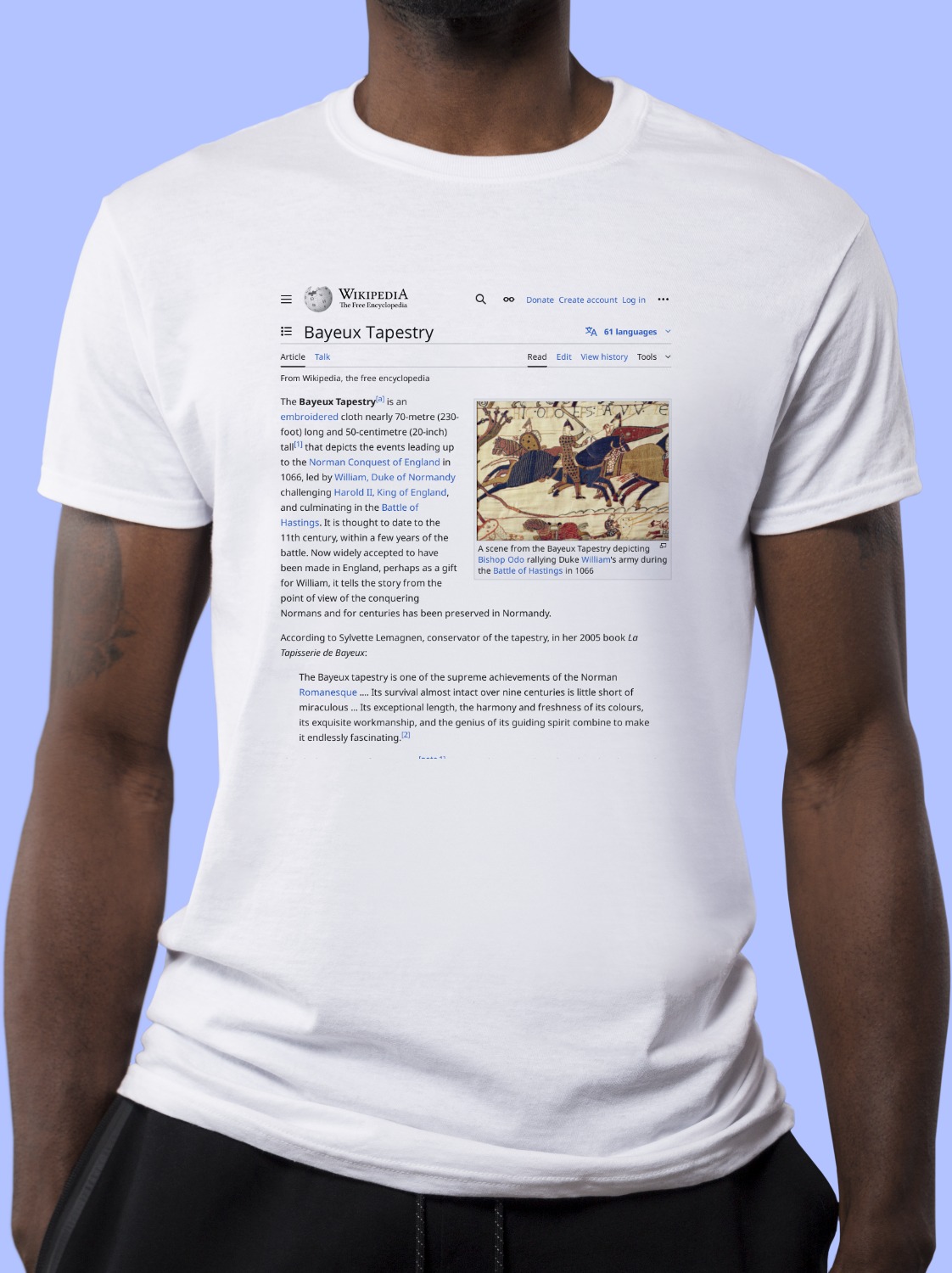 Bayeux_Tapestry Wikipedia Shirt