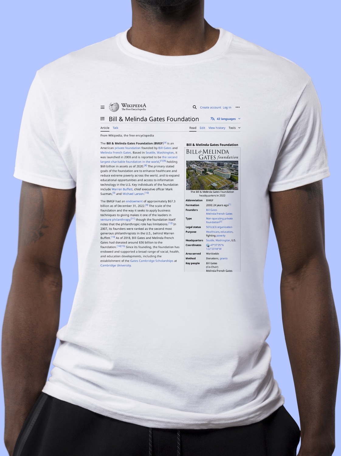 Bill_&_Melinda_Gates_Foundation Wikipedia Shirt