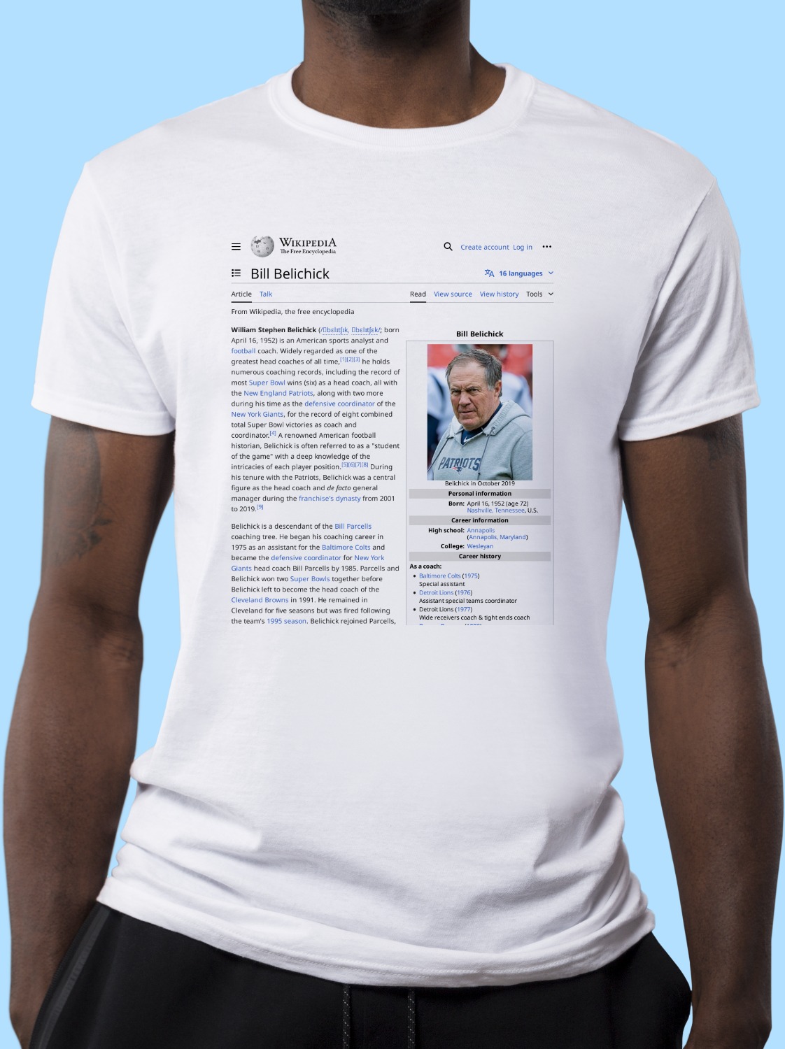 Bill_Belichick Wikipedia Shirt