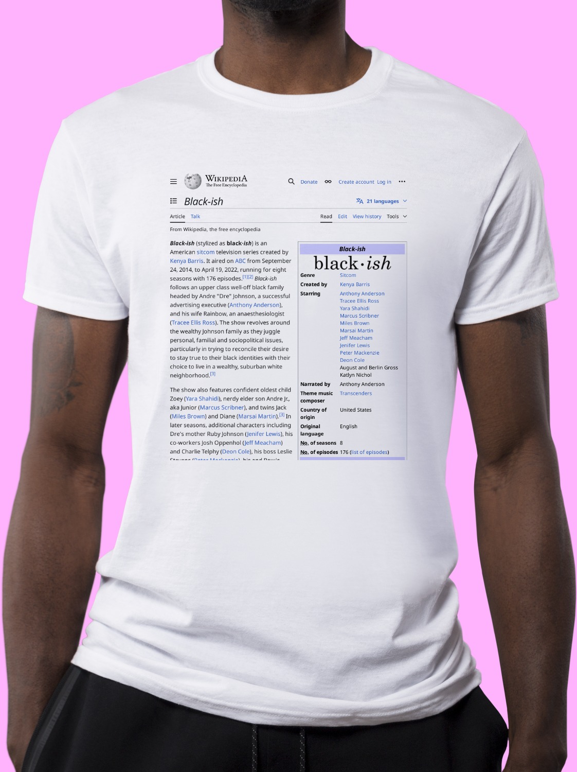 Black-ish Wikipedia Shirt