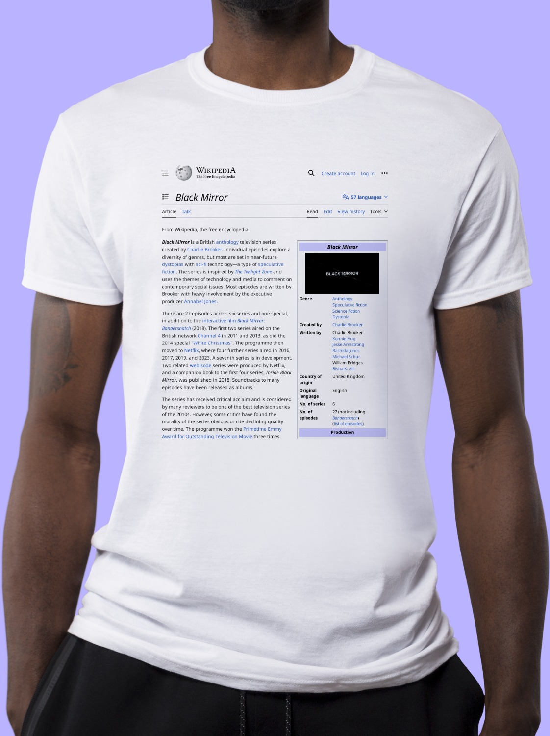 Black_Mirror Wikipedia Shirt