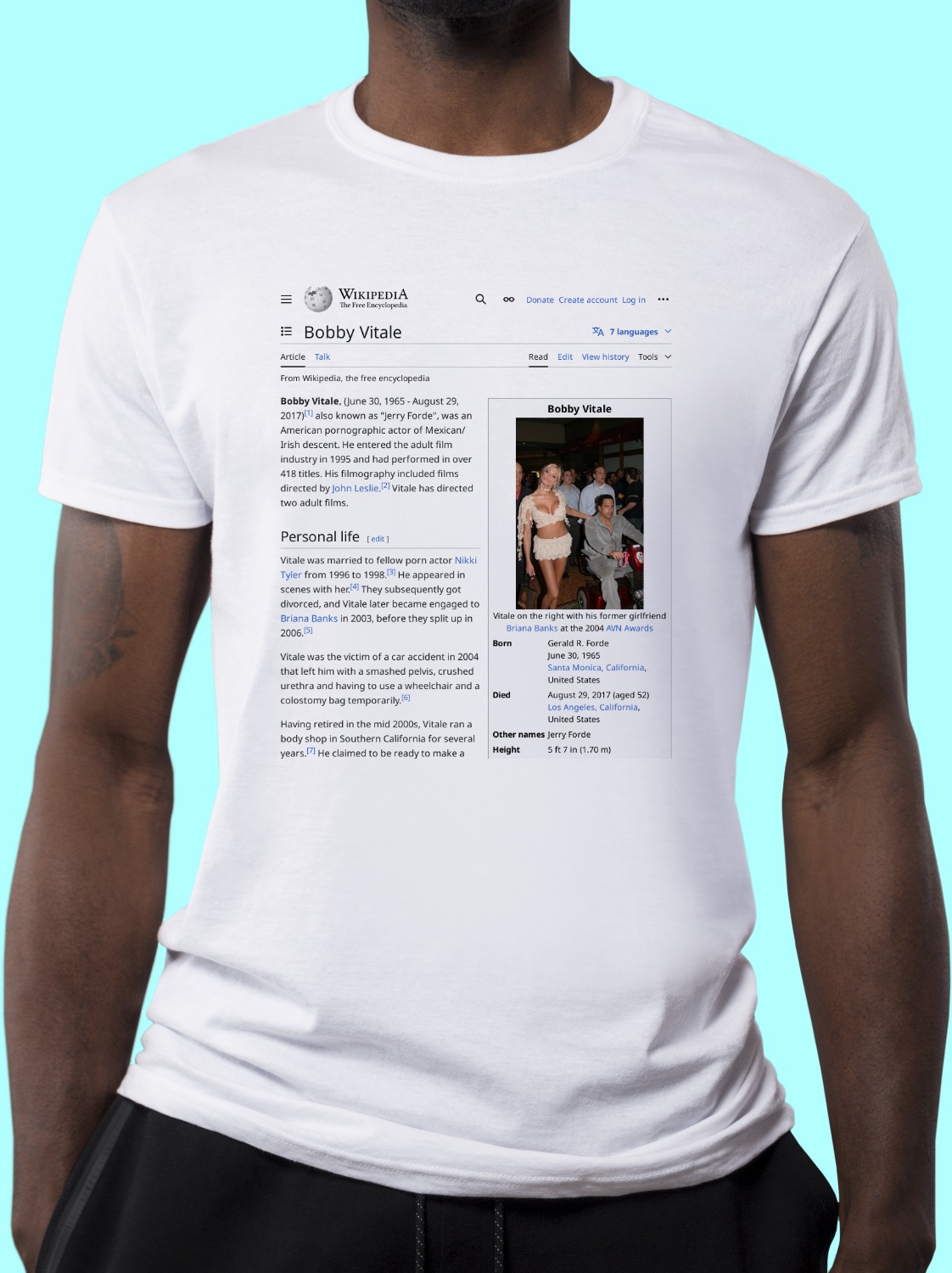 Bobby_Vitale Wikipedia Shirt