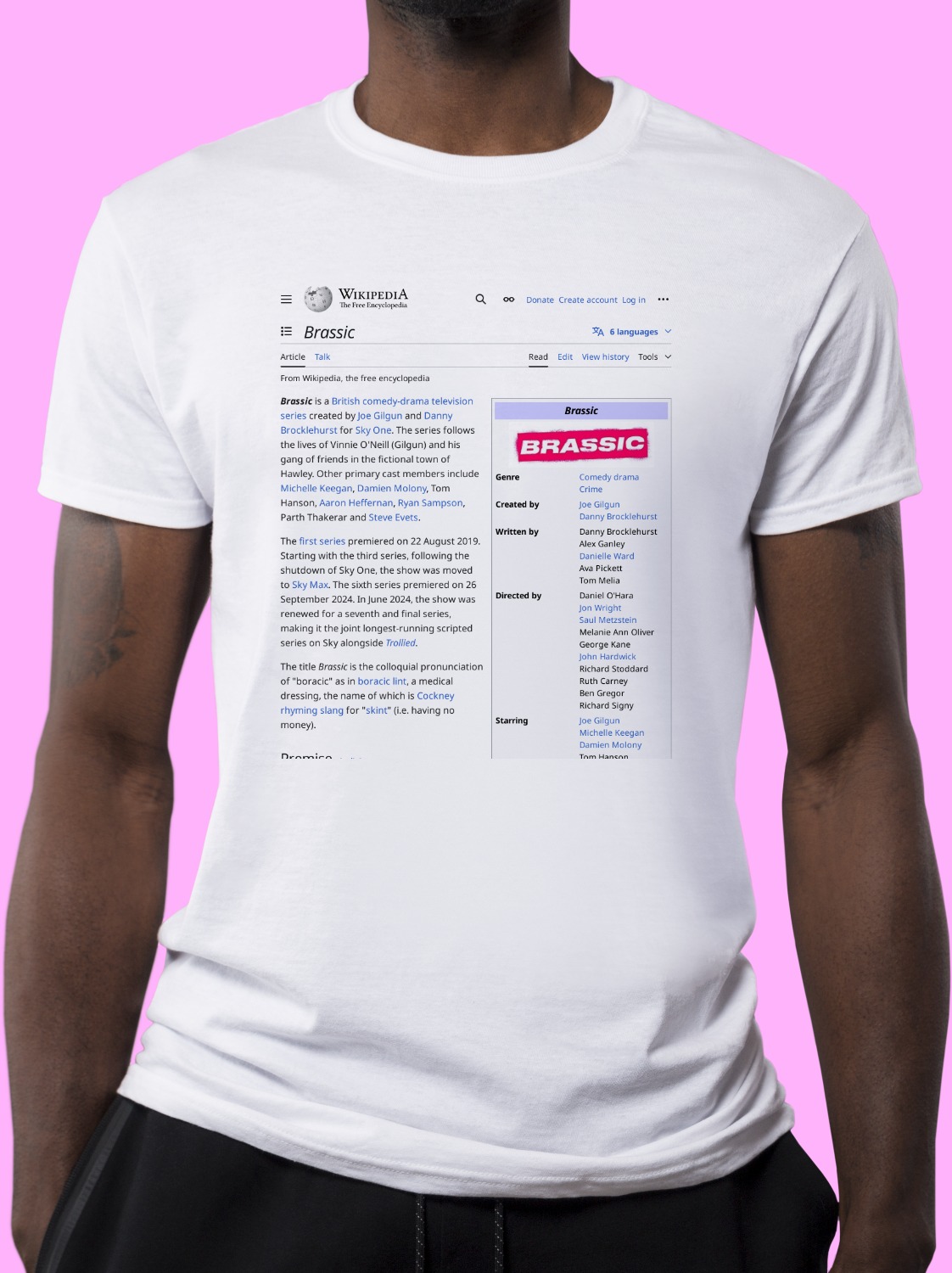 Brassic_(TV_series) Wikipedia Shirt