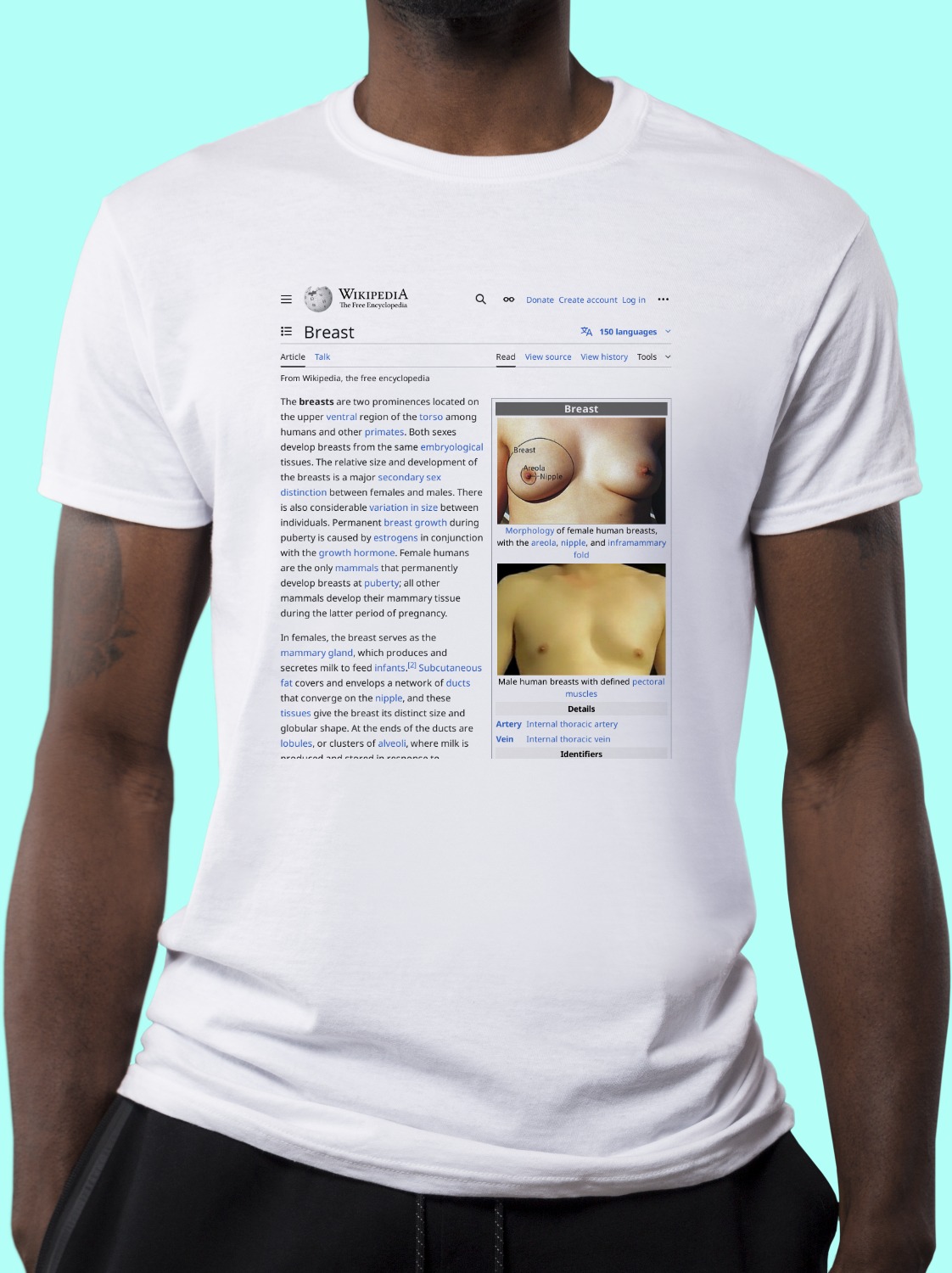 Breast Wikipedia Shirt