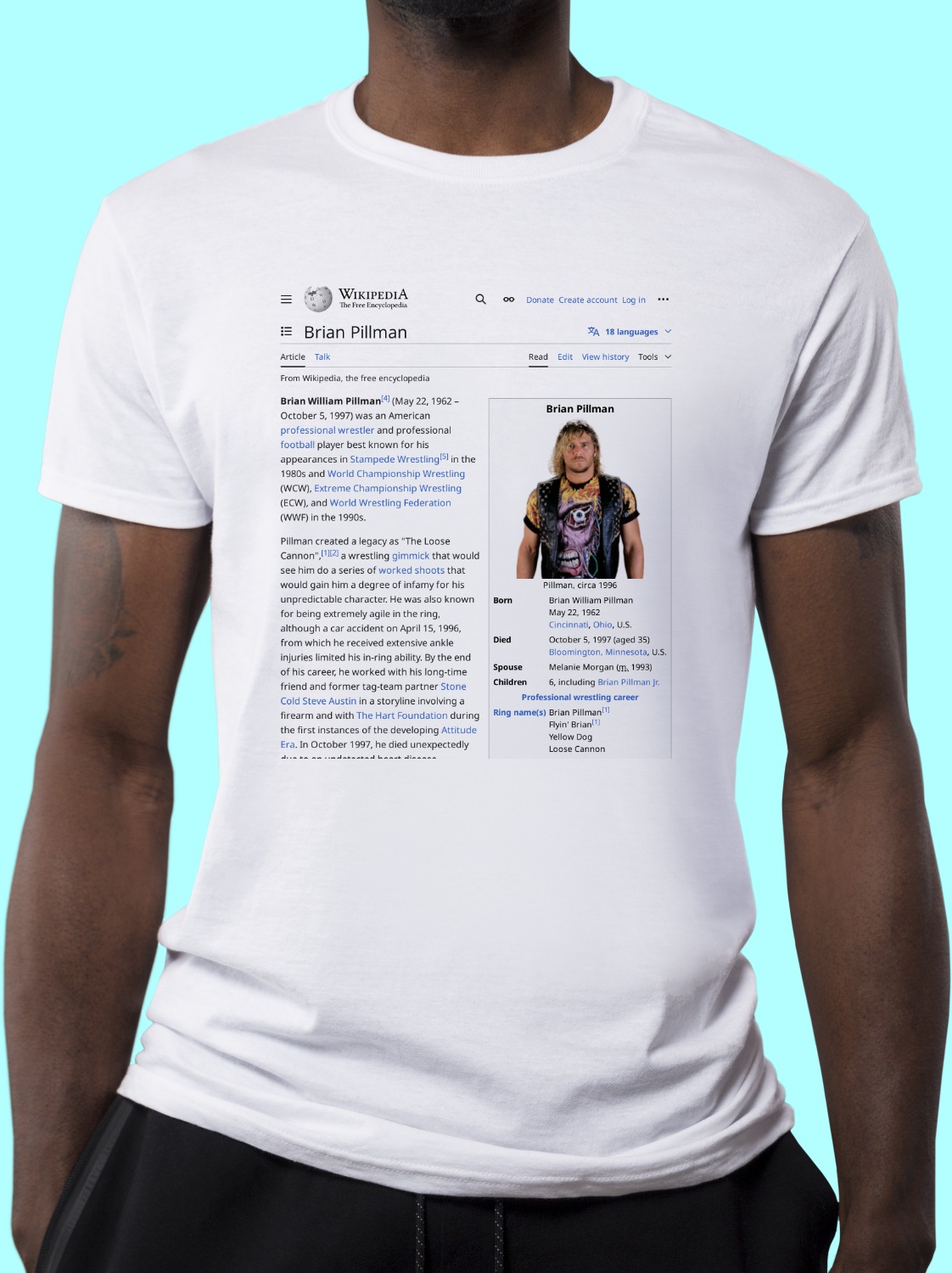 Brian_Pillman Wikipedia Shirt