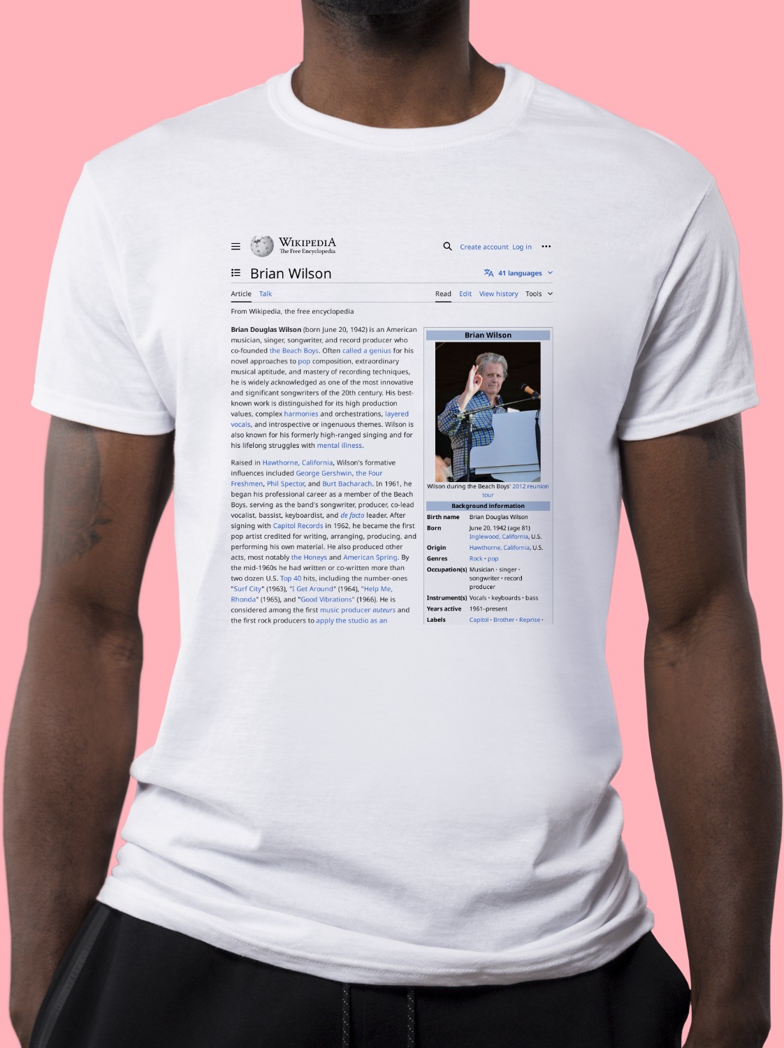 Brian_Wilson Wikipedia Shirt