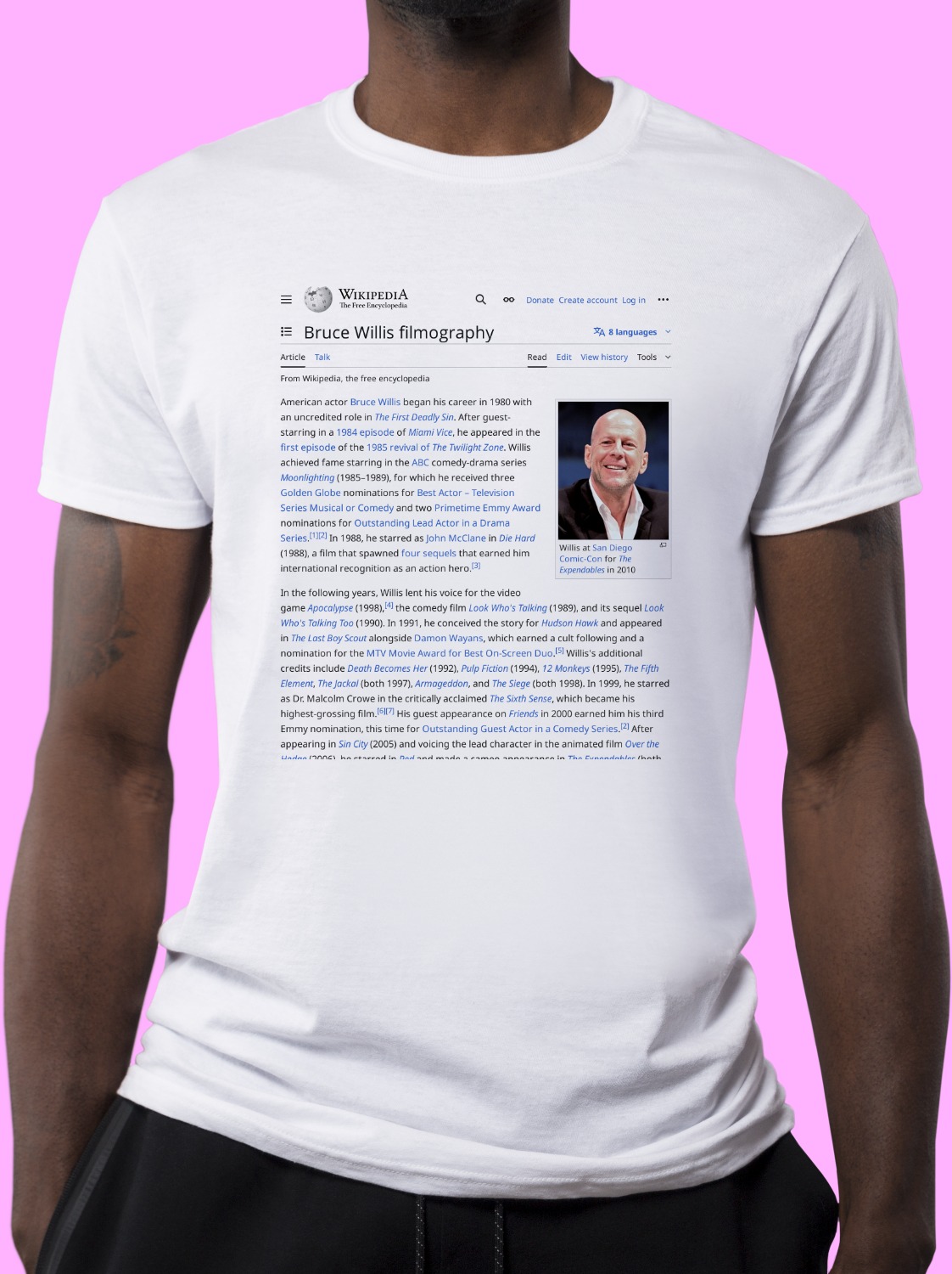 Bruce_Willis_filmography Wikipedia Shirt