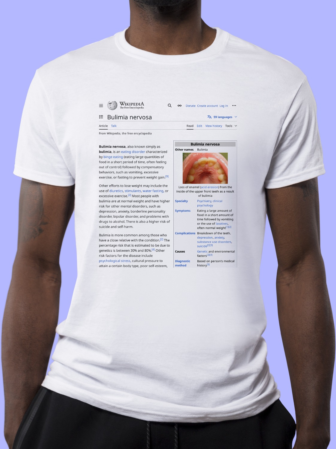 Bulimia_nervosa Wikipedia Shirt