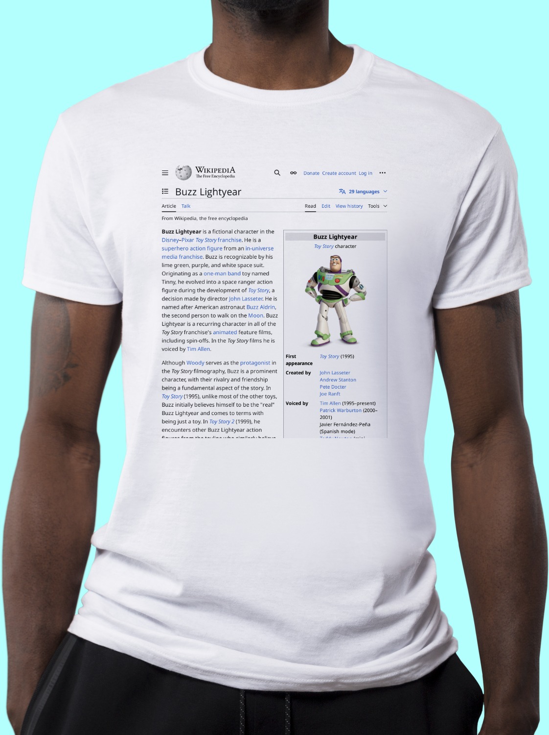 Buzz_Lightyear Wikipedia Shirt