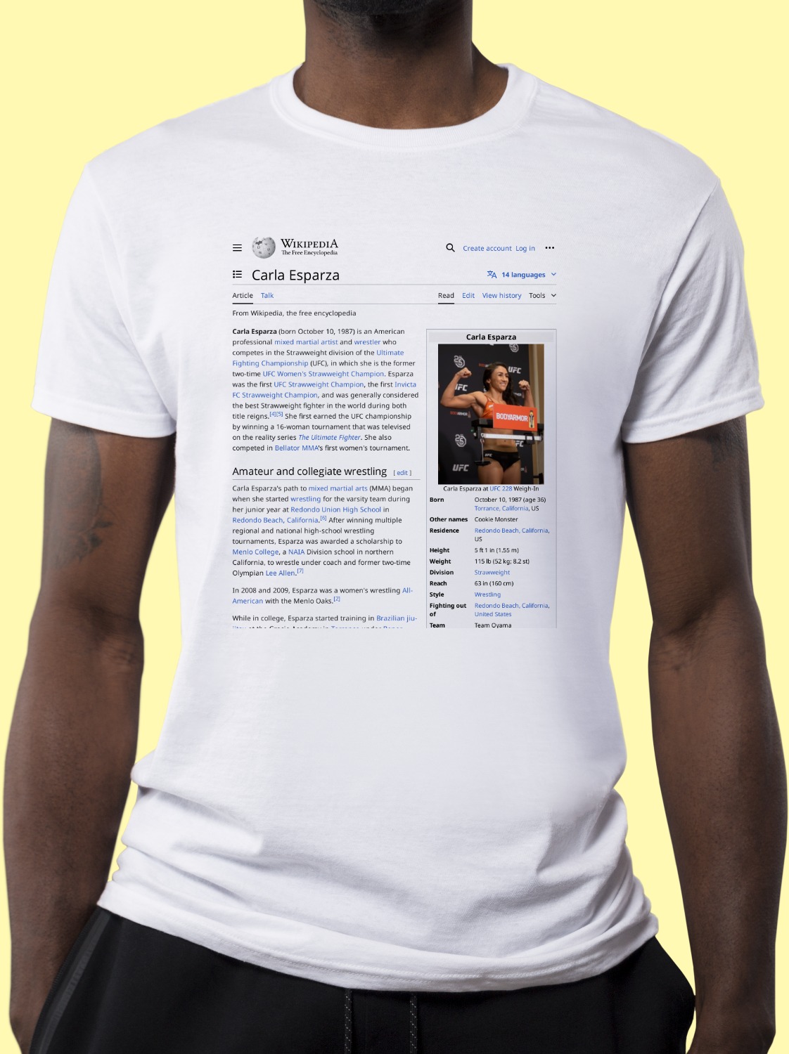 Carla_Esparza Wikipedia Shirt