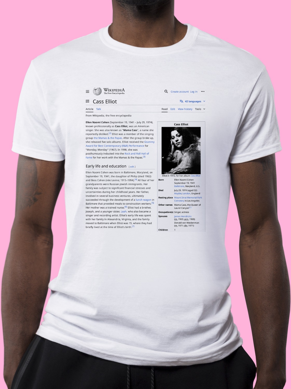 Cass_Elliot Wikipedia Shirt