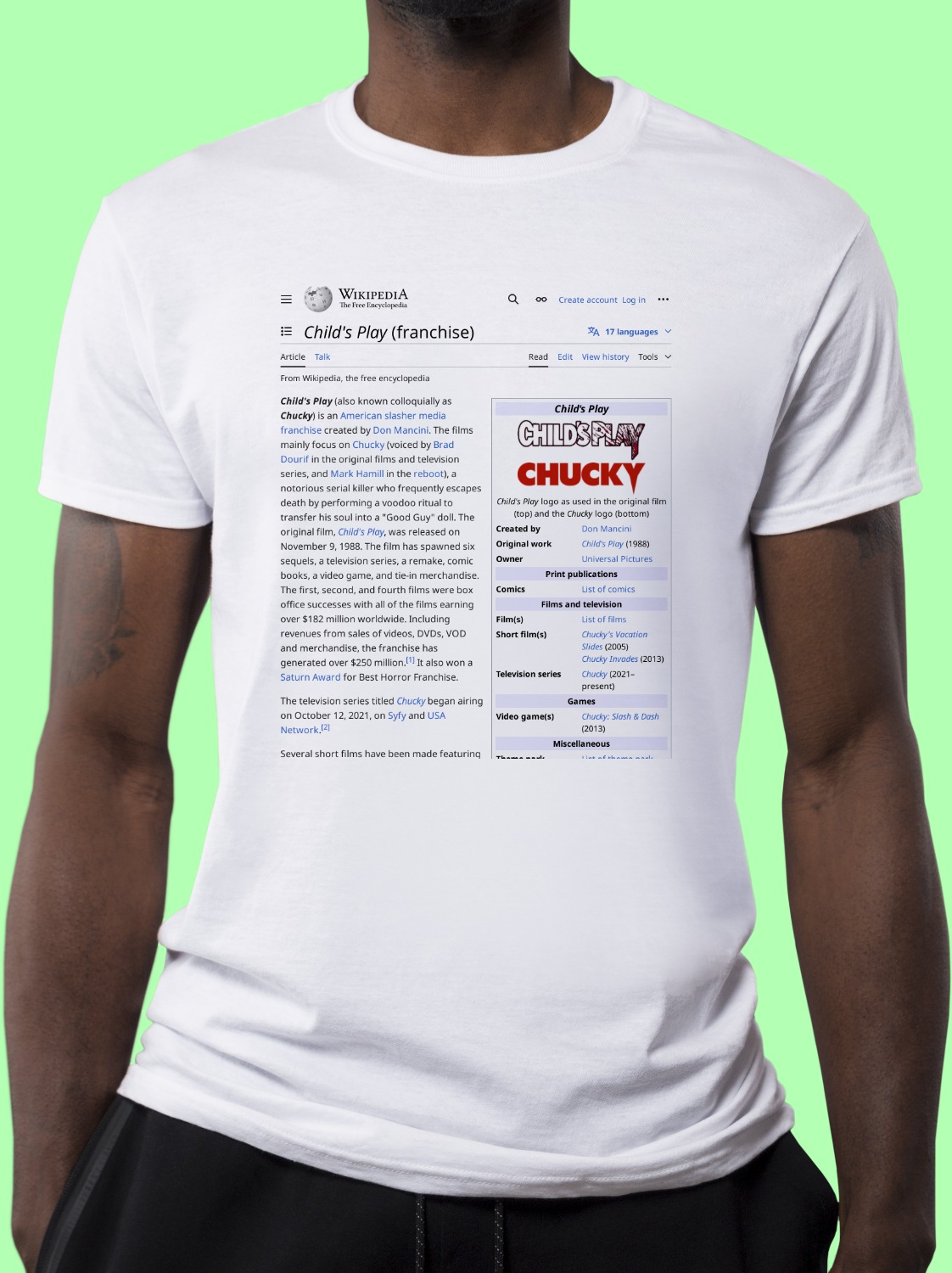 Child's_Play_(franchise) Wikipedia Shirt