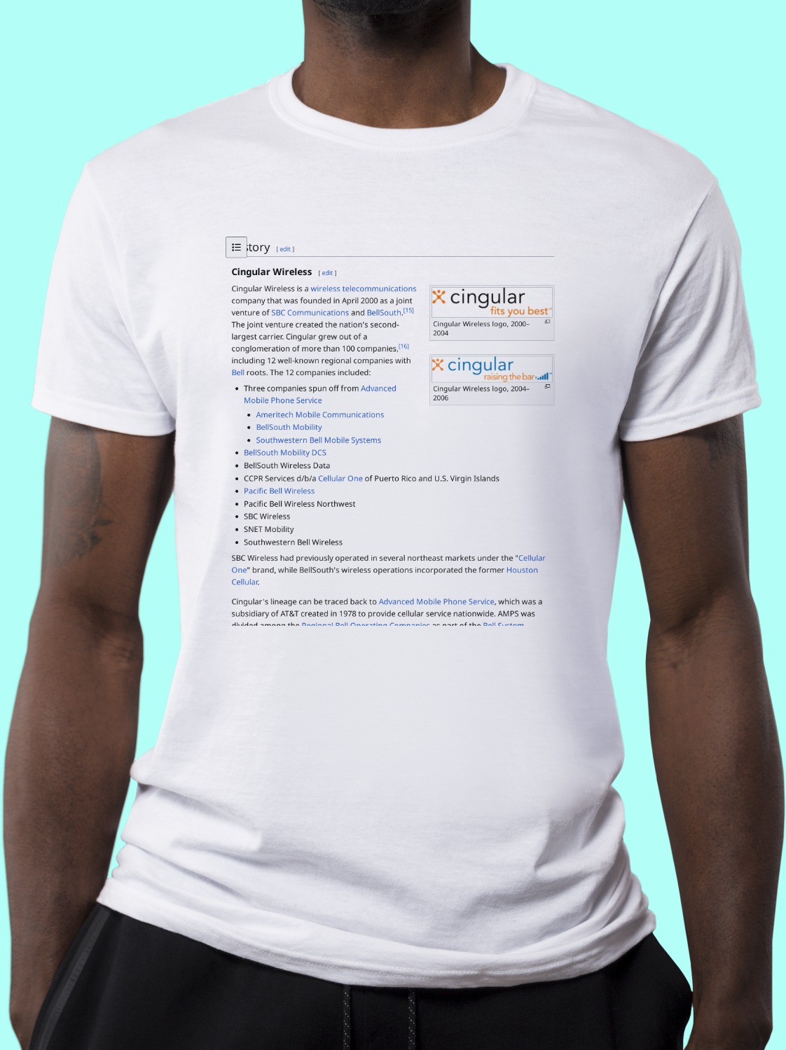 Cingular Wikipedia Shirt
