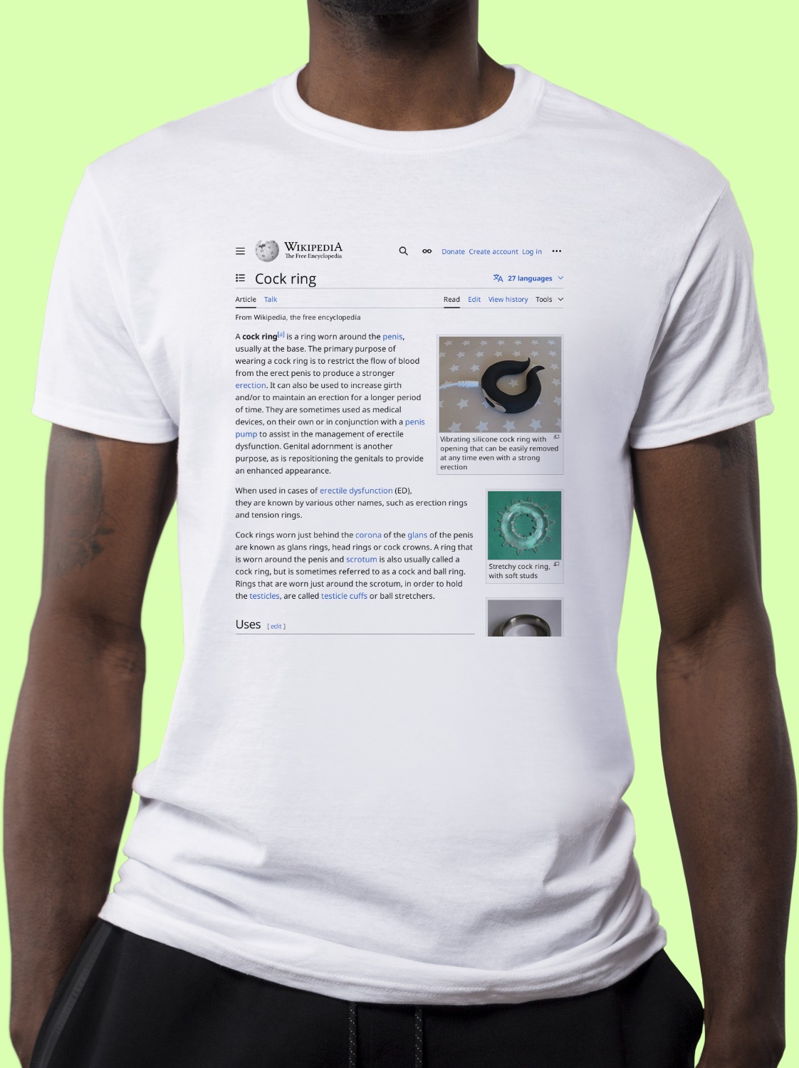 Cock_ring Wikipedia Shirt