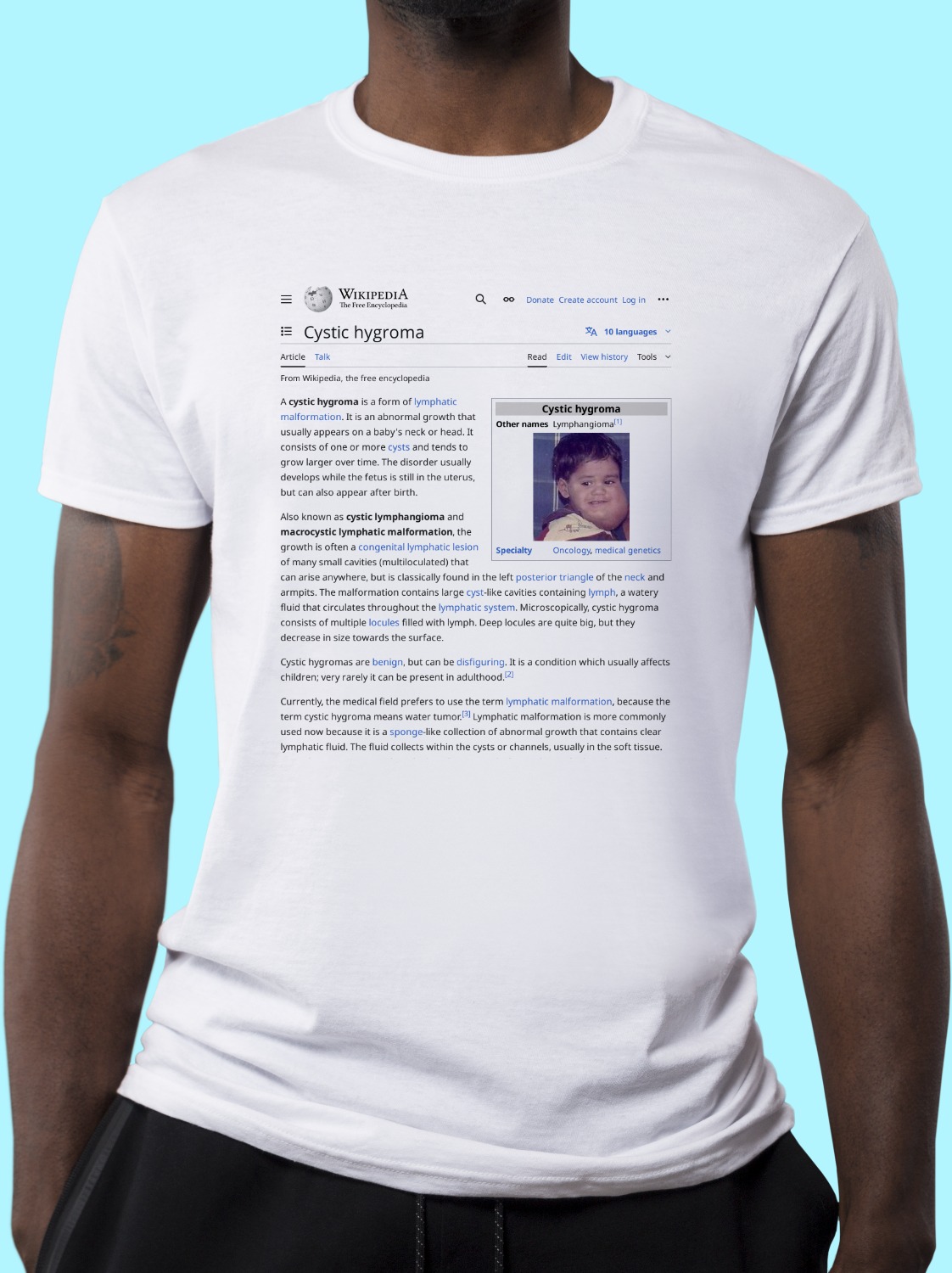Cystic_hygroma Wikipedia Shirt