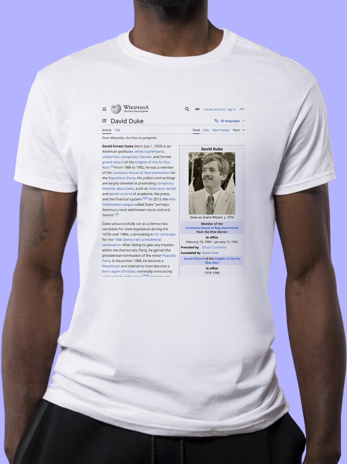 David_Duke Wikipedia Shirt