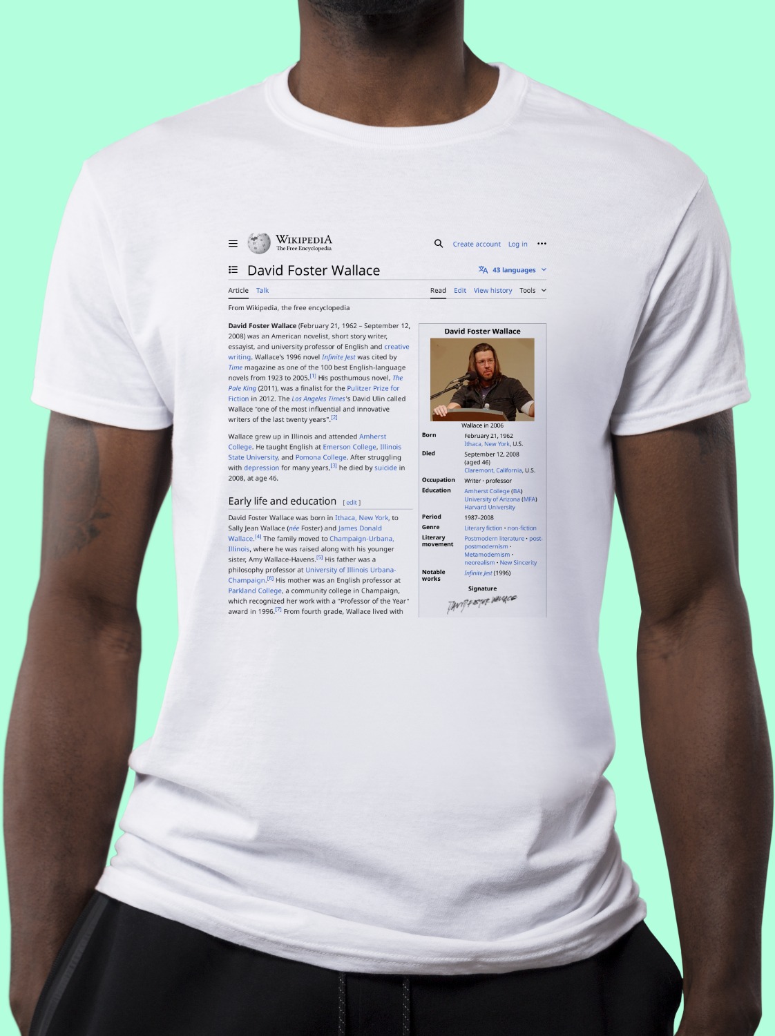 David_Foster_Wallace Wikipedia Shirt