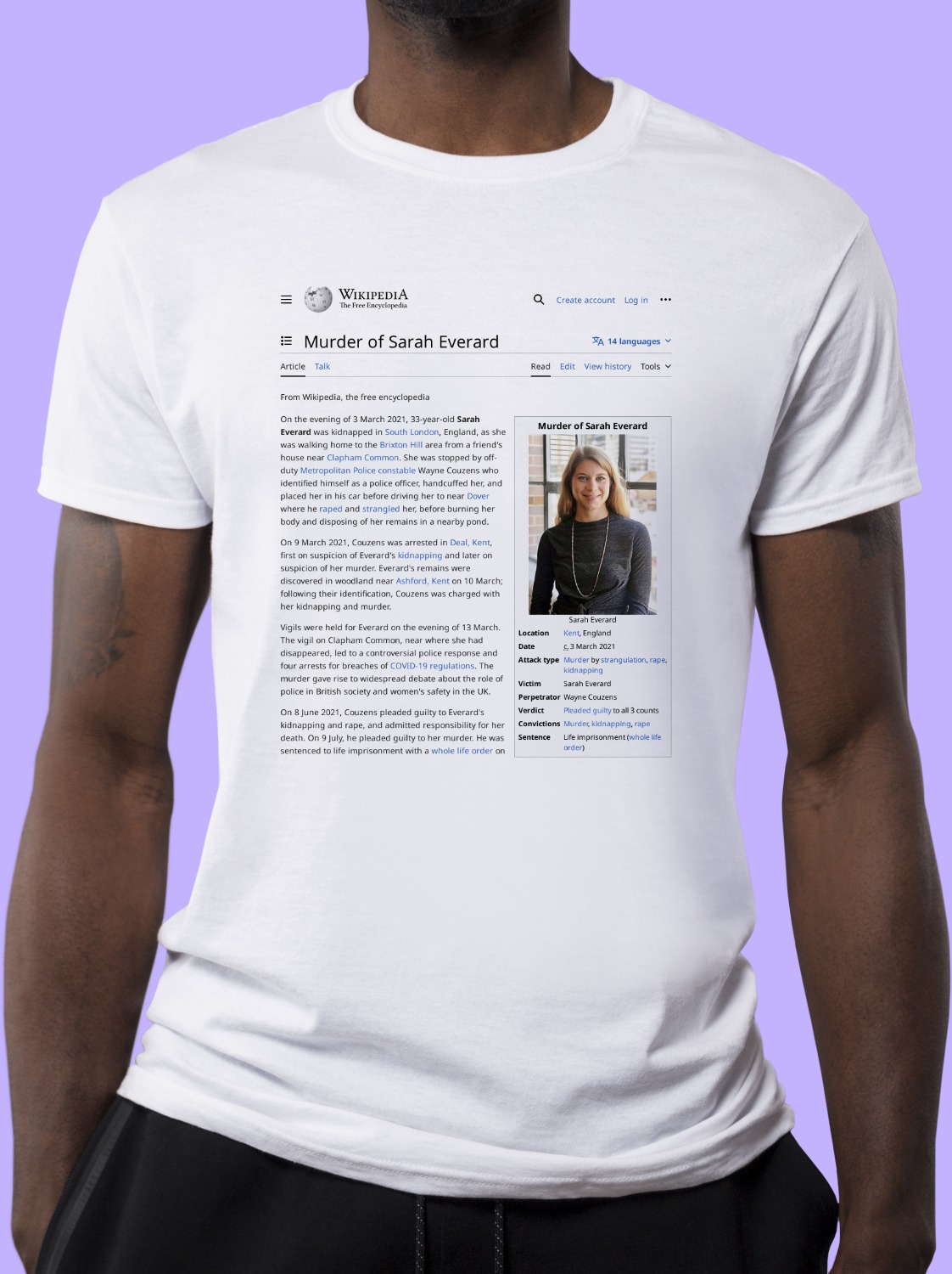 Death_of_Sarah_Everard Wikipedia Shirt