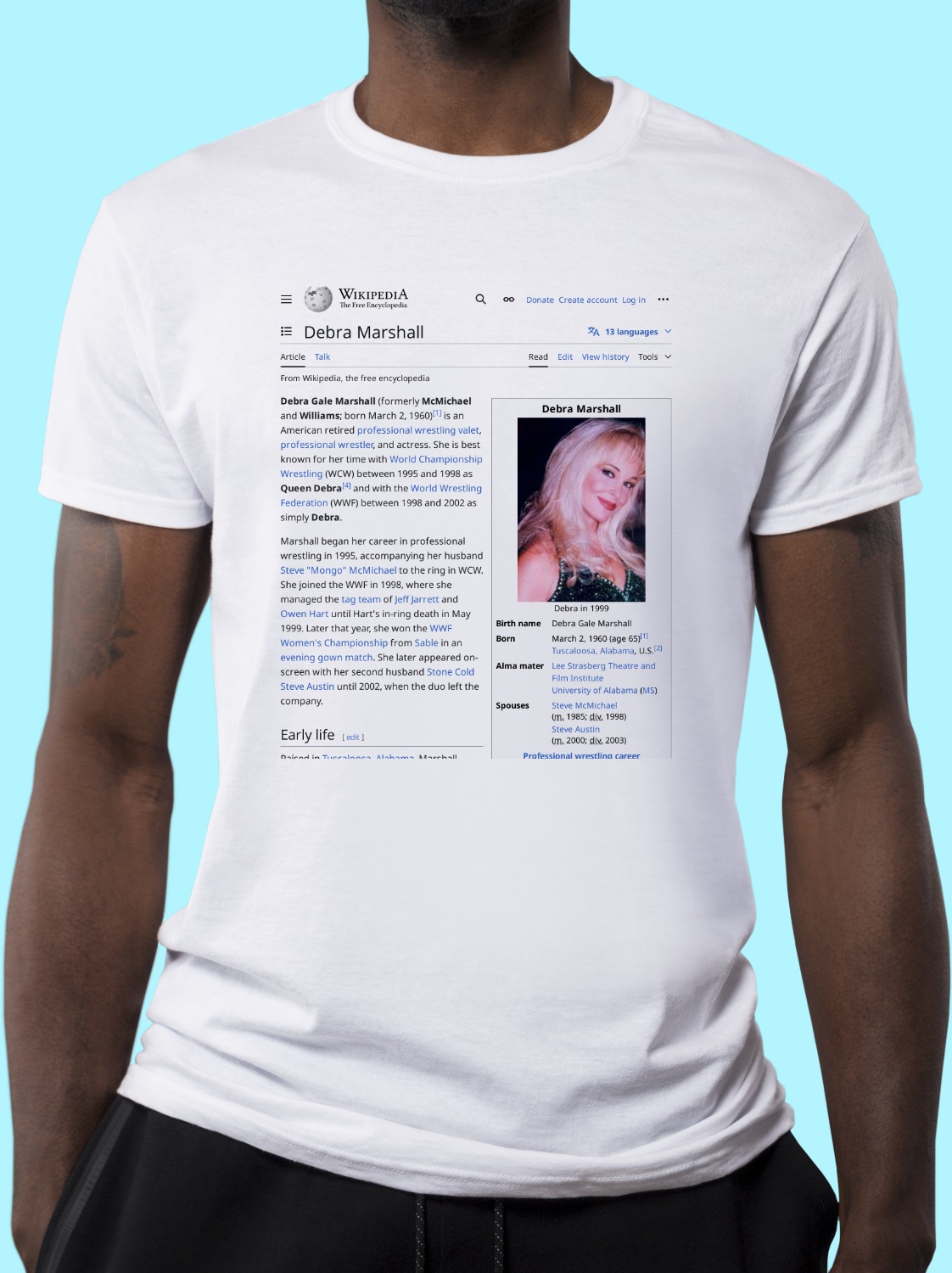 Debra_Marshall Wikipedia Shirt