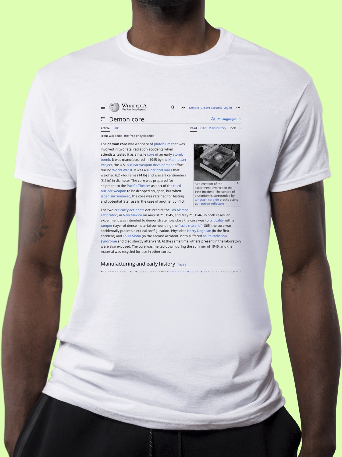 Demon_core Wikipedia Shirt