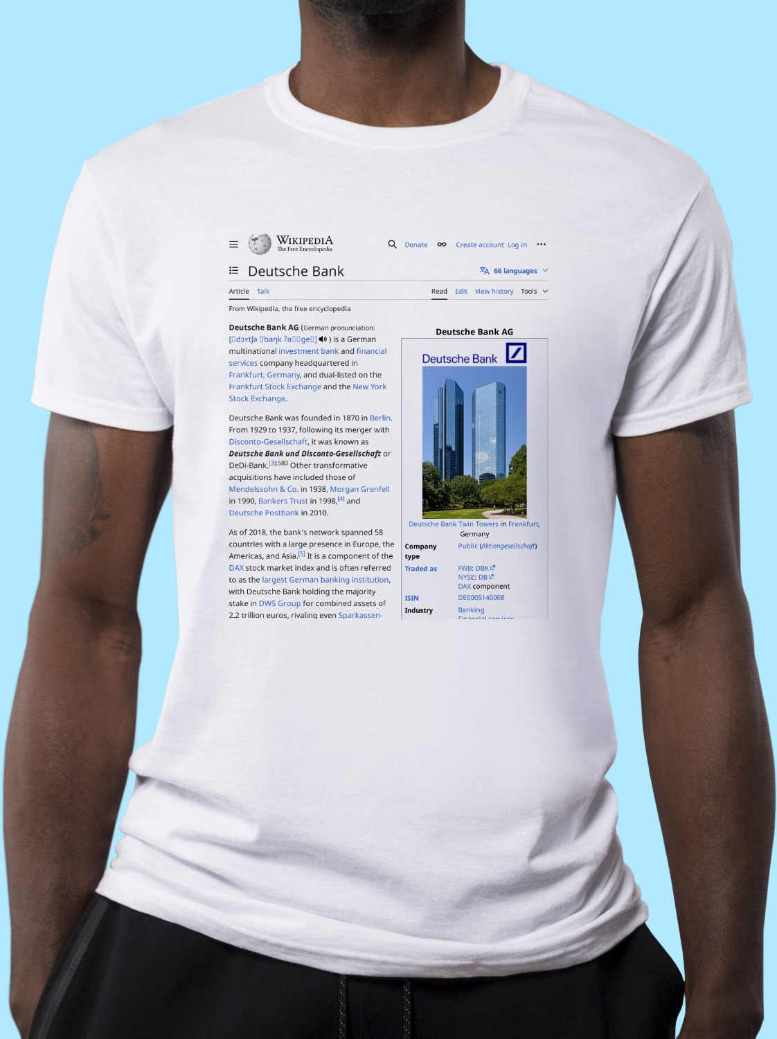 Deutsche_Bank Wikipedia Shirt