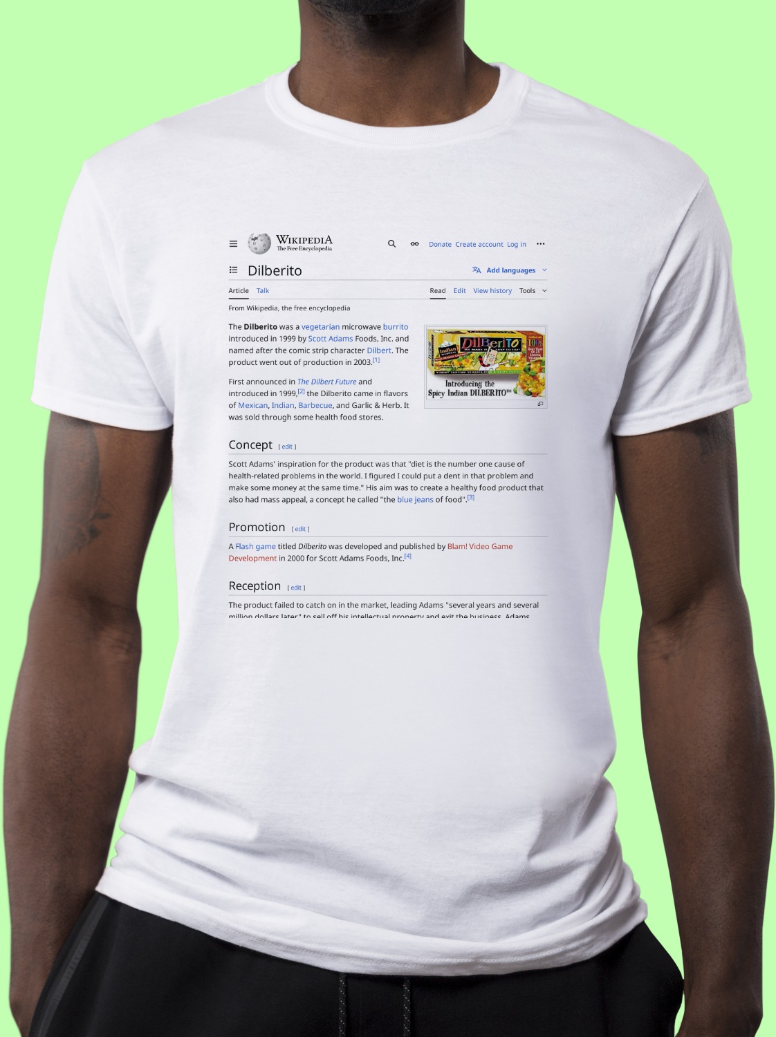 Dilberito Wikipedia Shirt