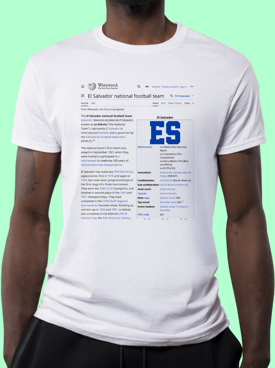 El_Salvador_national_football_team Wikipedia Shirt