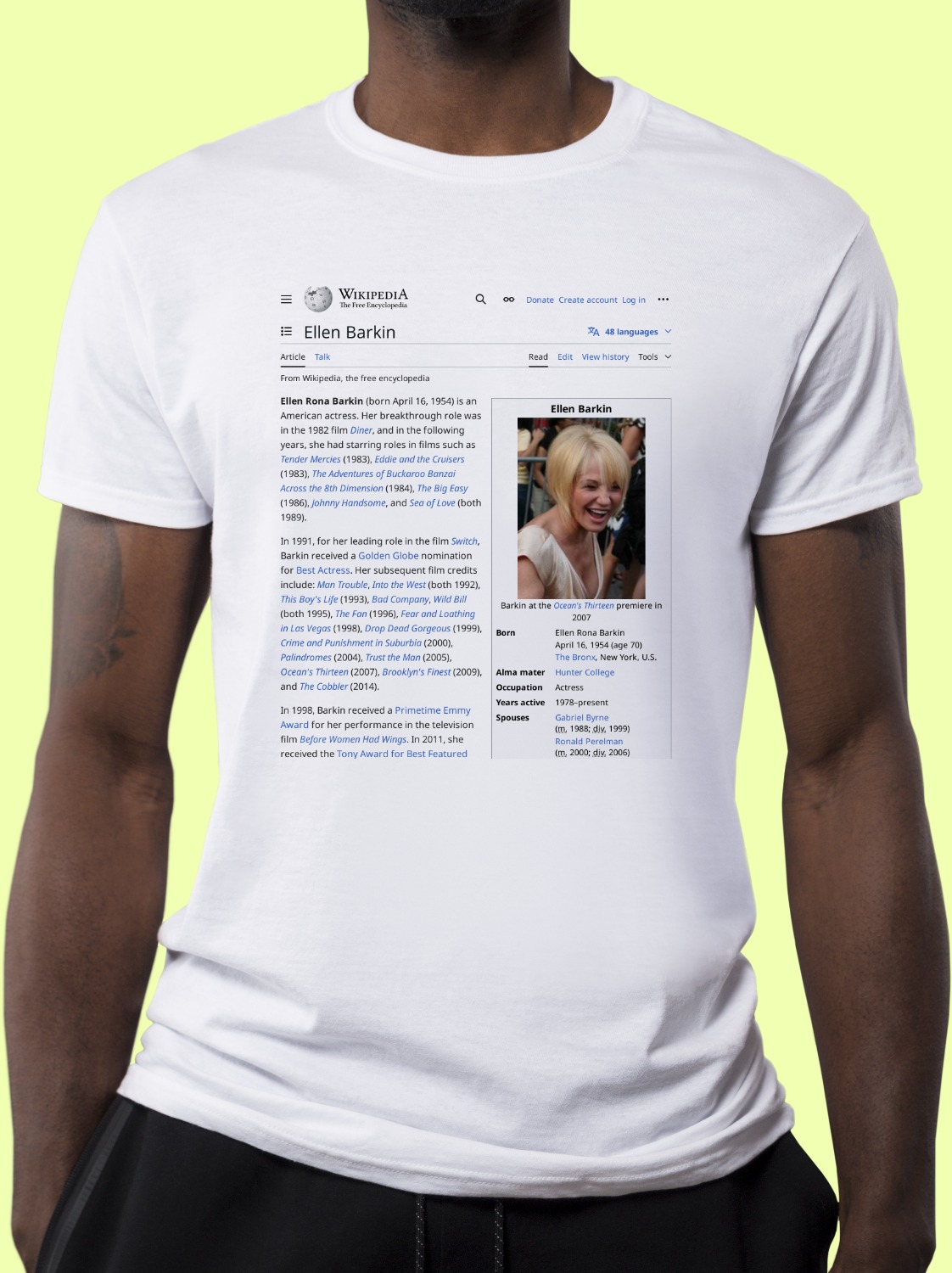 Ellen_Barkin Wikipedia Shirt